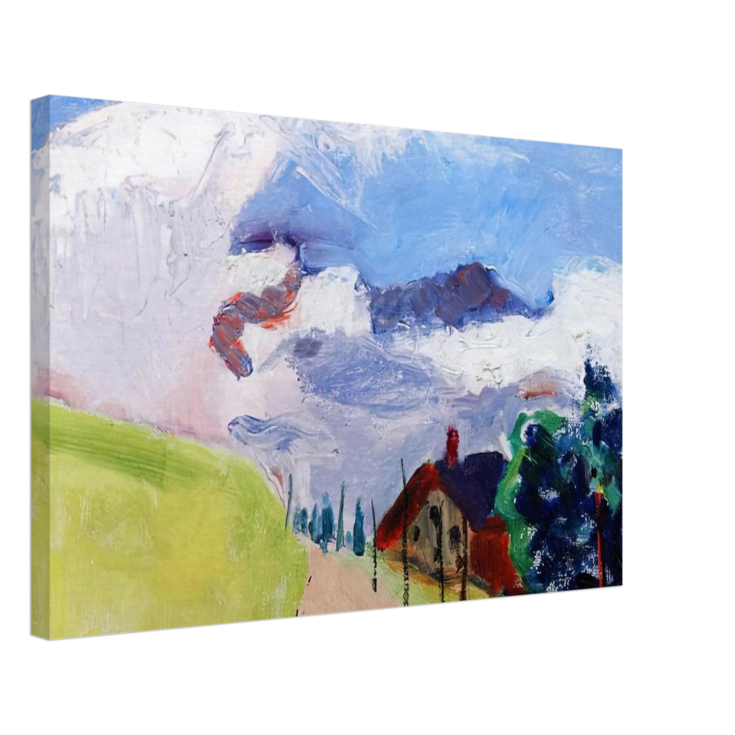 Henri Matisse - SWISS LANDSCAPE 1901 Canvas - 70x100 cm / 28x40 inches-canvas
