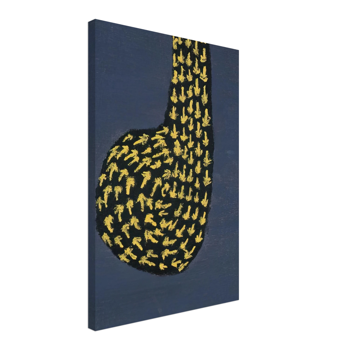 Forrest Bess - Here is a Sign - 1970 Canvas - 70x100 cm / 28x40 inches-canvas