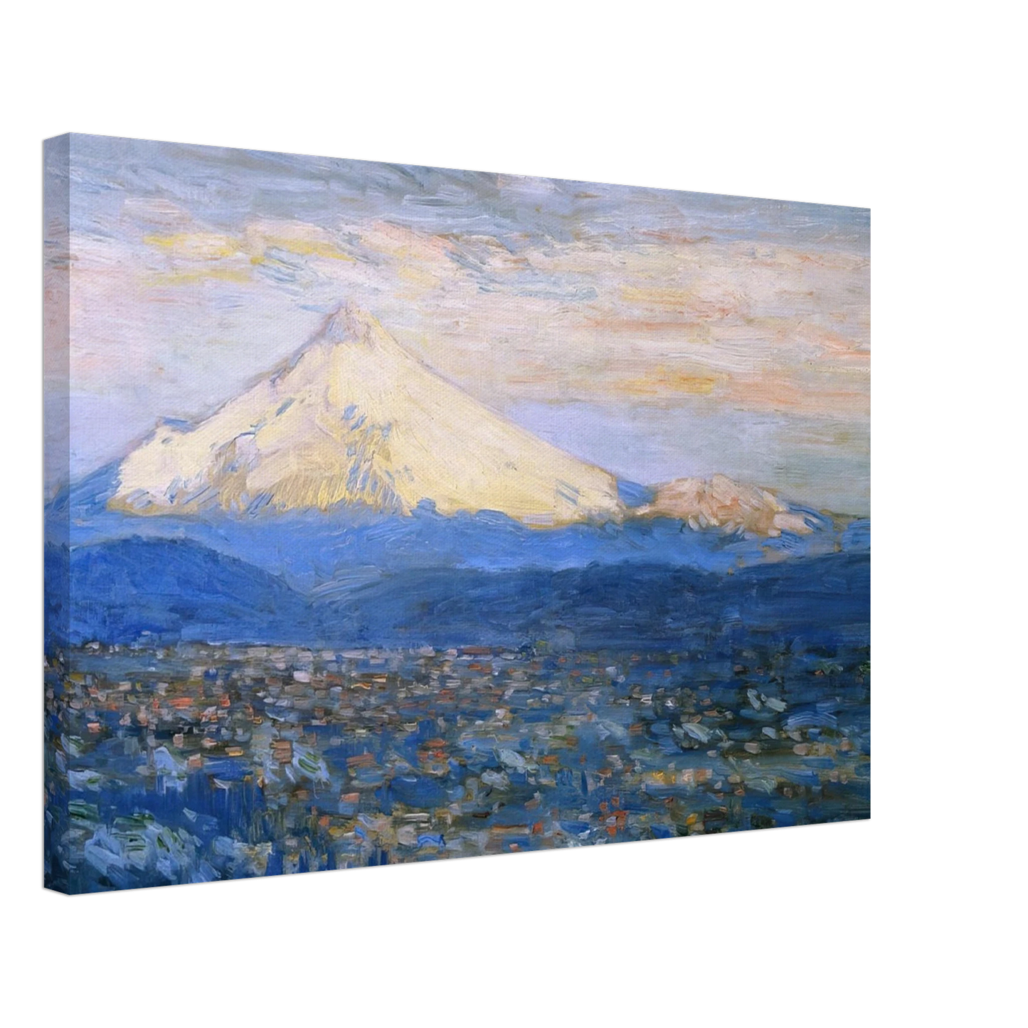 Childe Hassam - Mount Hood Canvas - 40x60 cm / 16x24 inches-canvas