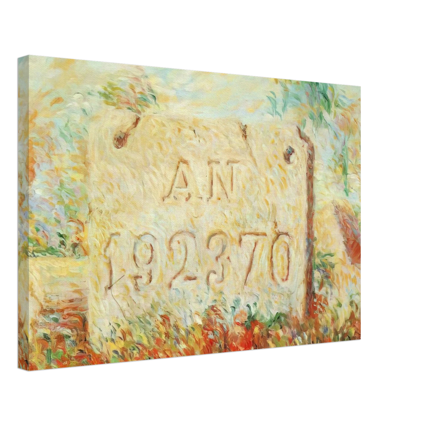 Rene Magritte - THE SMILE 1943 Canvas - 40x60 cm / 16x24 inches-canvas