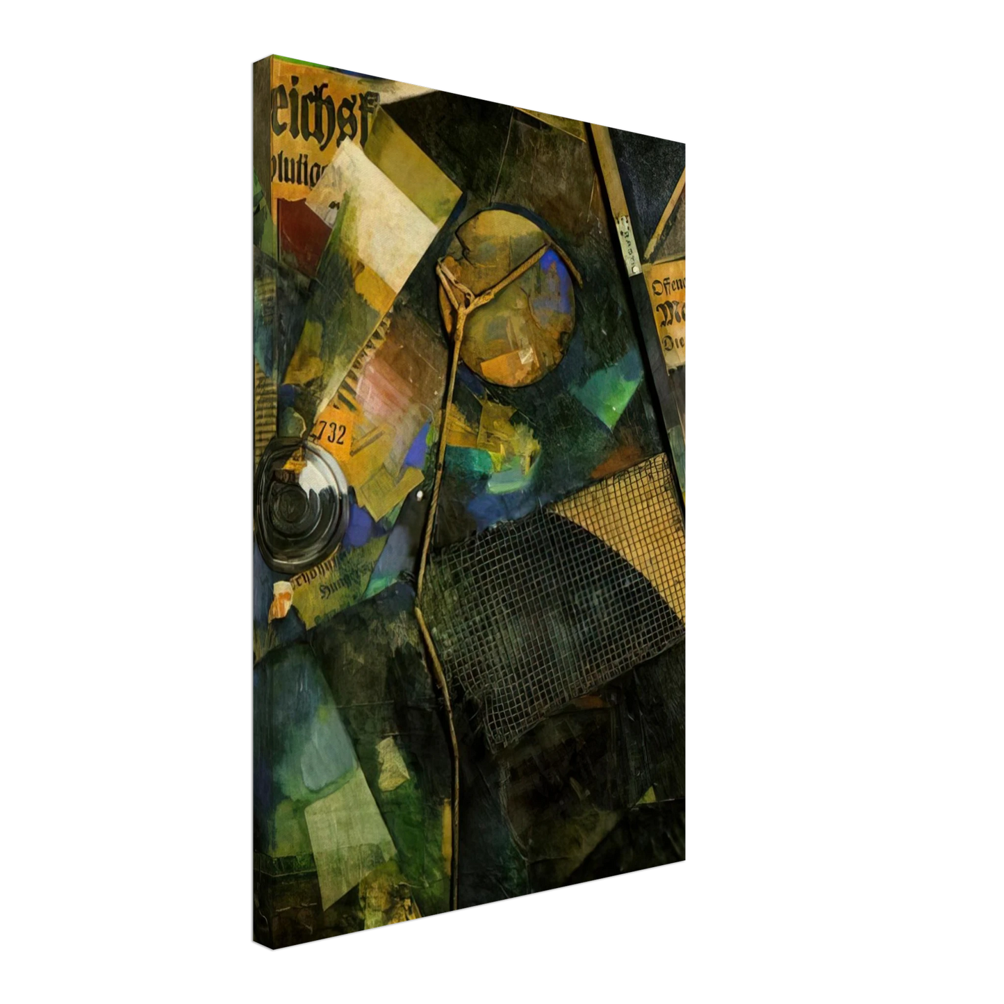 Kurt Schwitters - MERZ PICTURE 25A THE STAR PICTURE 1920 Canvas - 70x100 cm / 28x40 inches-canvas