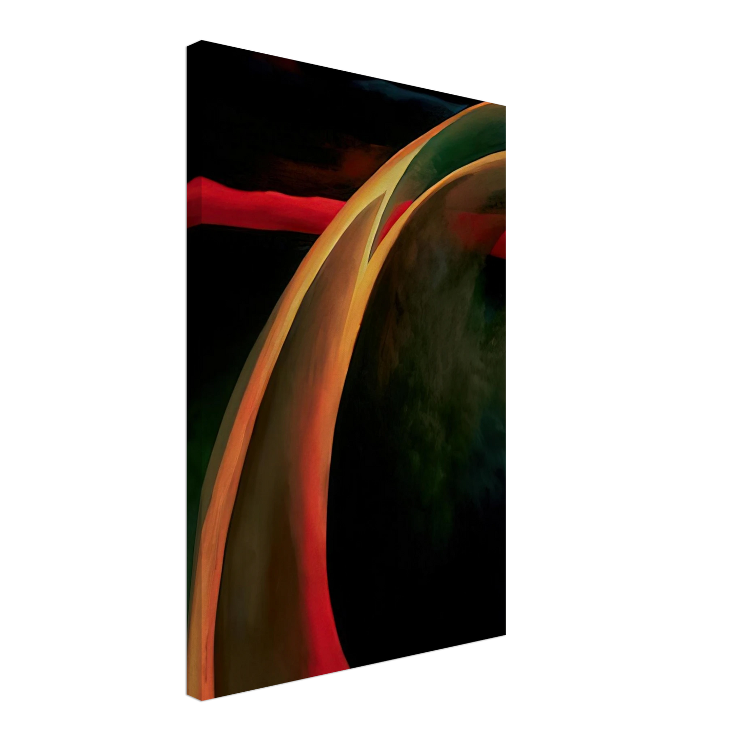 Georgia O'Keeffe - Red and Orange Streak Canvas - 70x100 cm / 28x40 inches-canvas