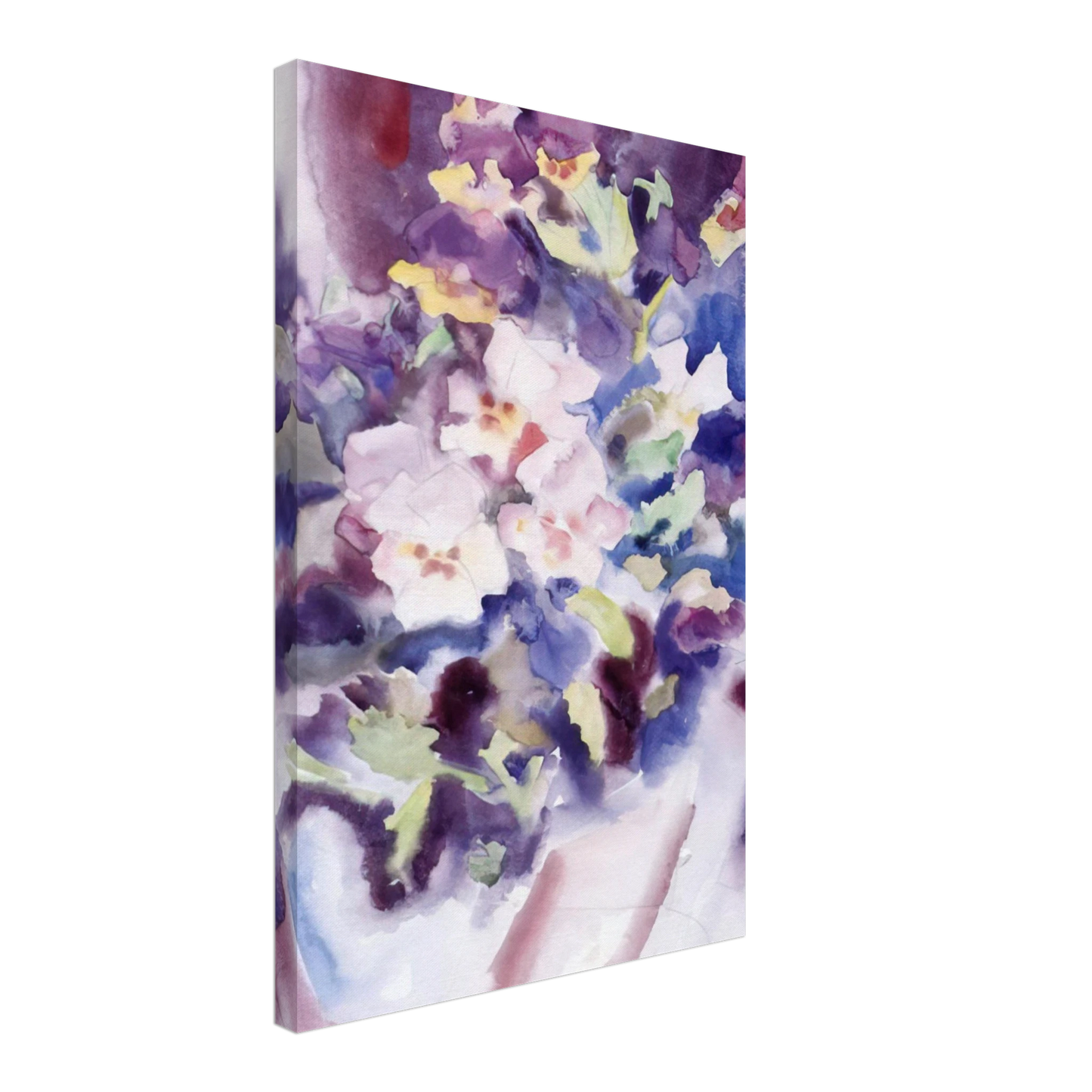 Charles Demuth - Pansies - 1915 Canvas - 40x60 cm / 16x24 inches-canvas