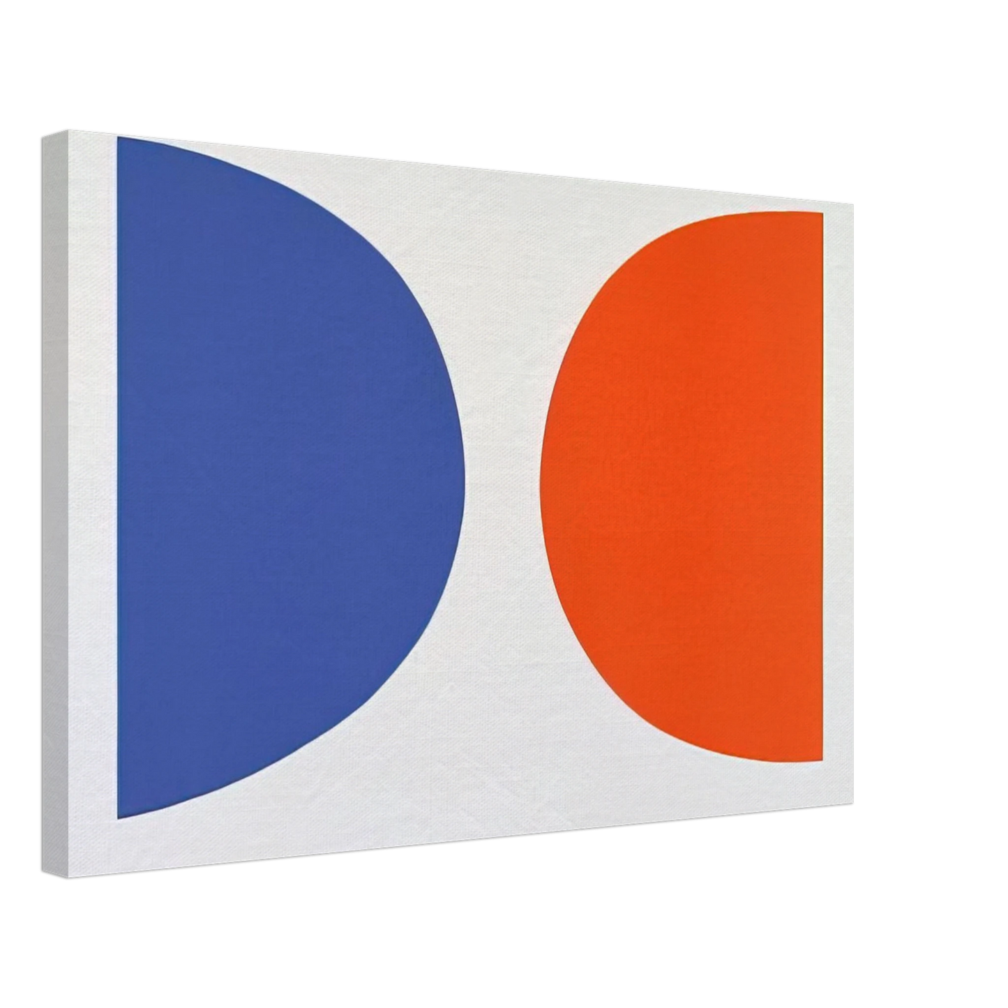 Ellsworth Kelly - Blue and Orange from Suite of Twenty-Seven Color Lithographs Canvas - 70x100 cm / 28x40 inches-canvas
