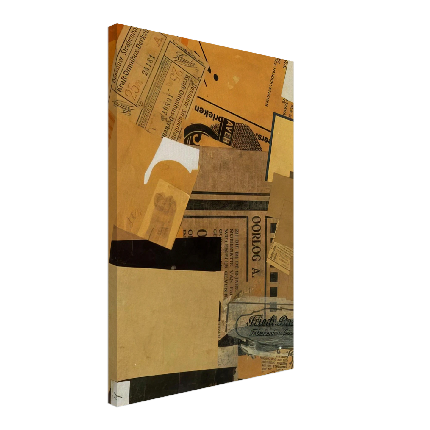 Kurt Schwitters - OORLOG 1930 Canvas - 70x100 cm / 28x40 inches-canvas