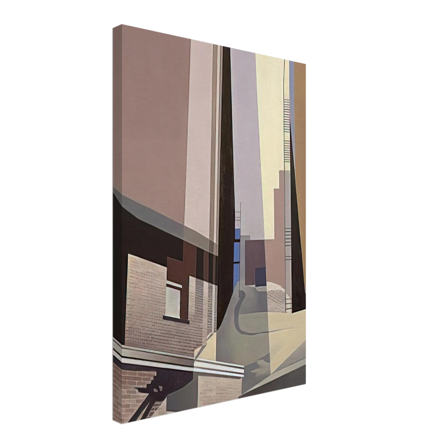 Charles Sheeler - New England Irrelevancies - 1953 Canvas - 70x100 cm / 28x40 inches-canvas