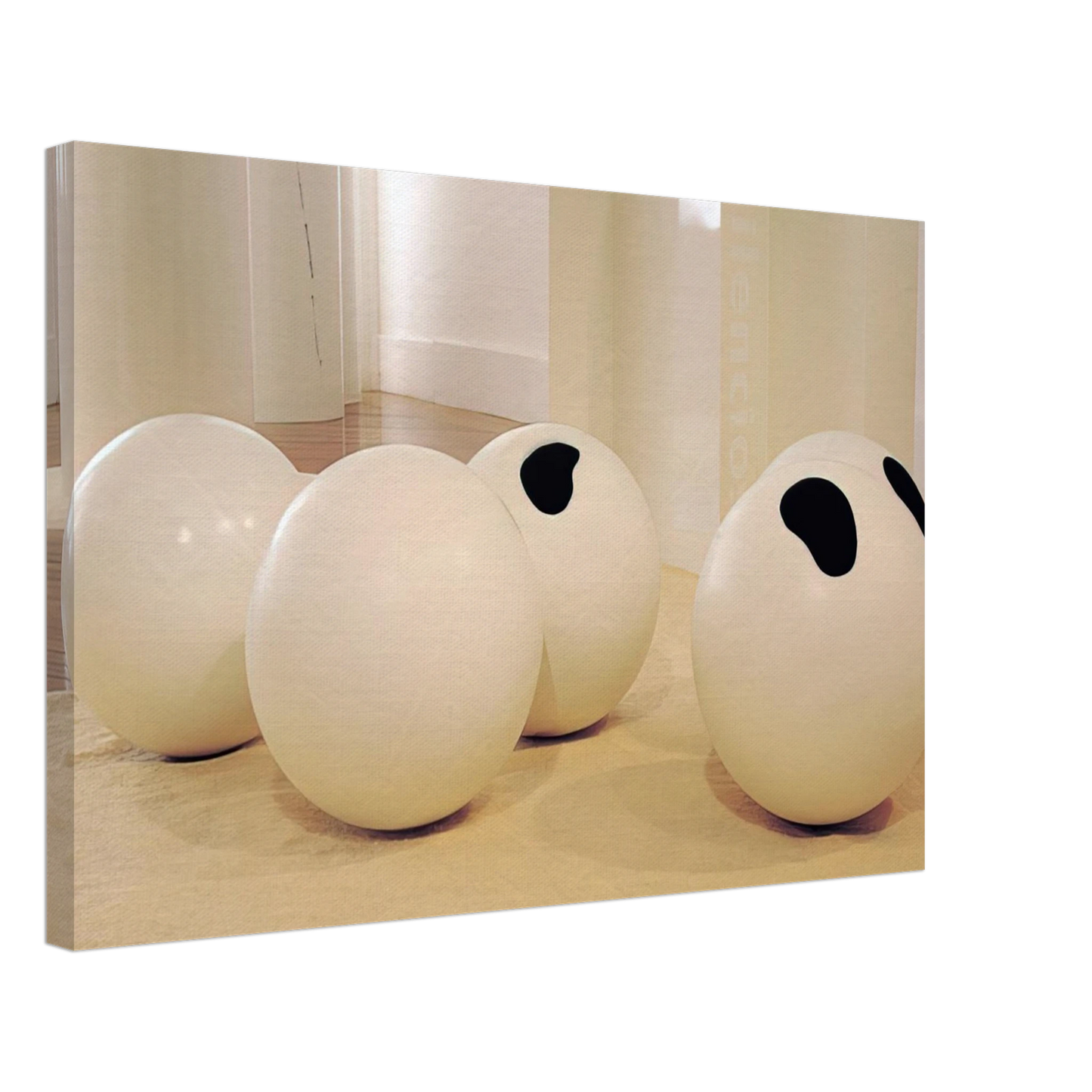 Lygia Pape - Balls - 2001 Canvas - 40x60 cm / 16x24 inches-canvas