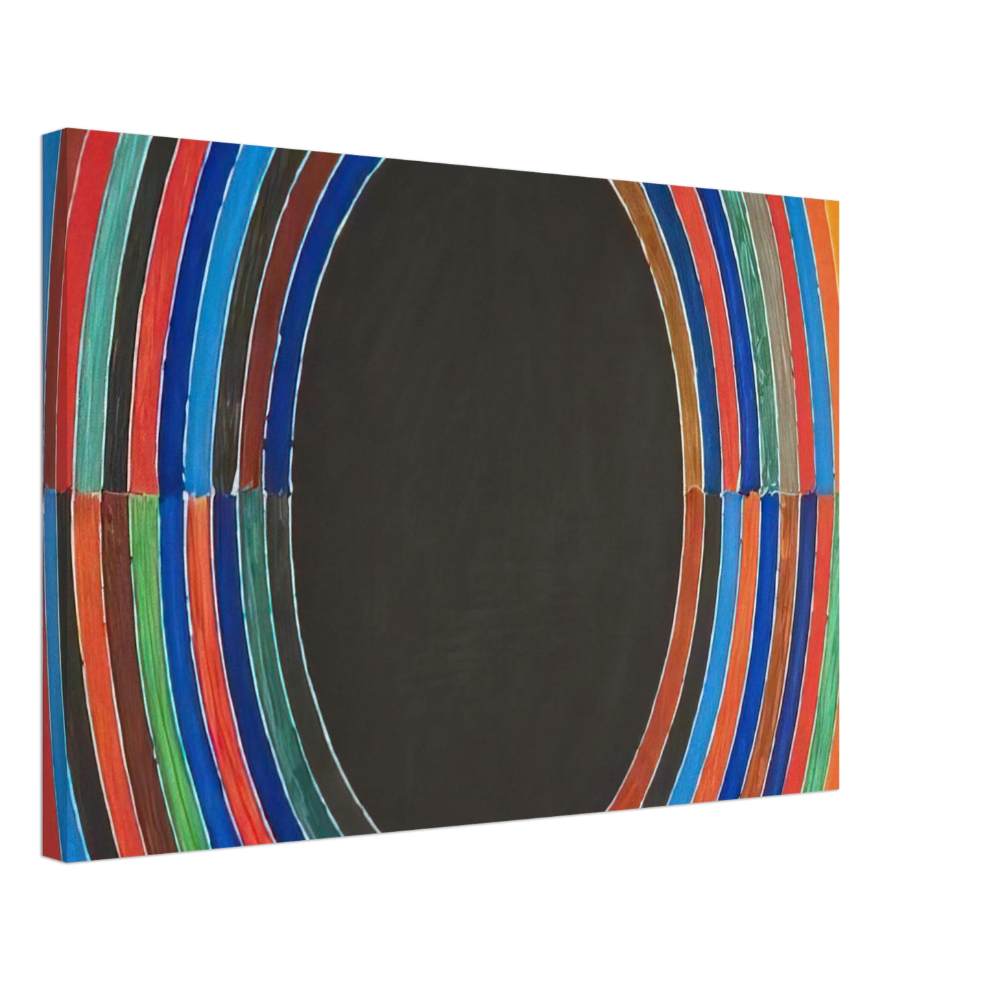 S. H. Raza - Composition V - Abstract Art Canvas - 70x100 cm / 28x40 inches-canvas