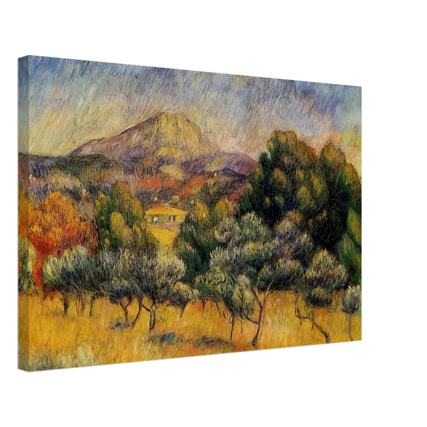 Pierre-Auguste Renoir - Mount Sainte Victoire Canvas - 70x100 cm / 28x40 inches-canvas