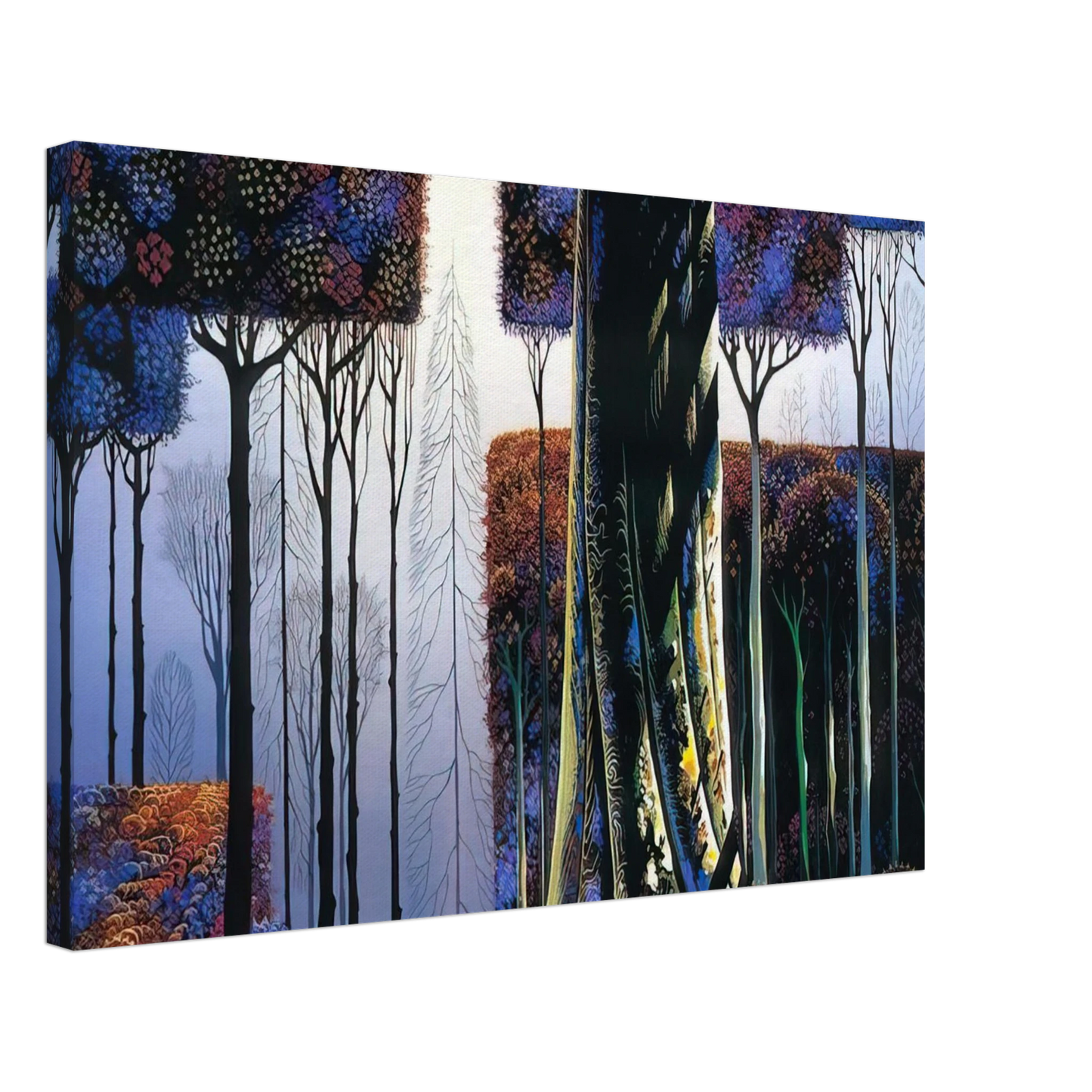 Eyvind Earle - Ancient Forest Canvas - 70x100 cm / 28x40 inches-canvas