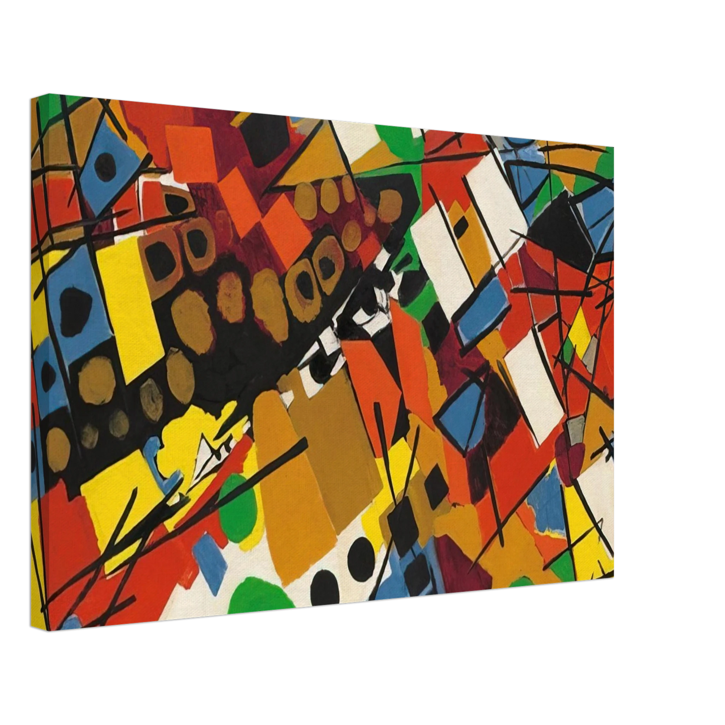 Ernst Wilhelm Nay - Pastorale - 1954 Canvas - 40x60 cm / 16x24 inches-canvas