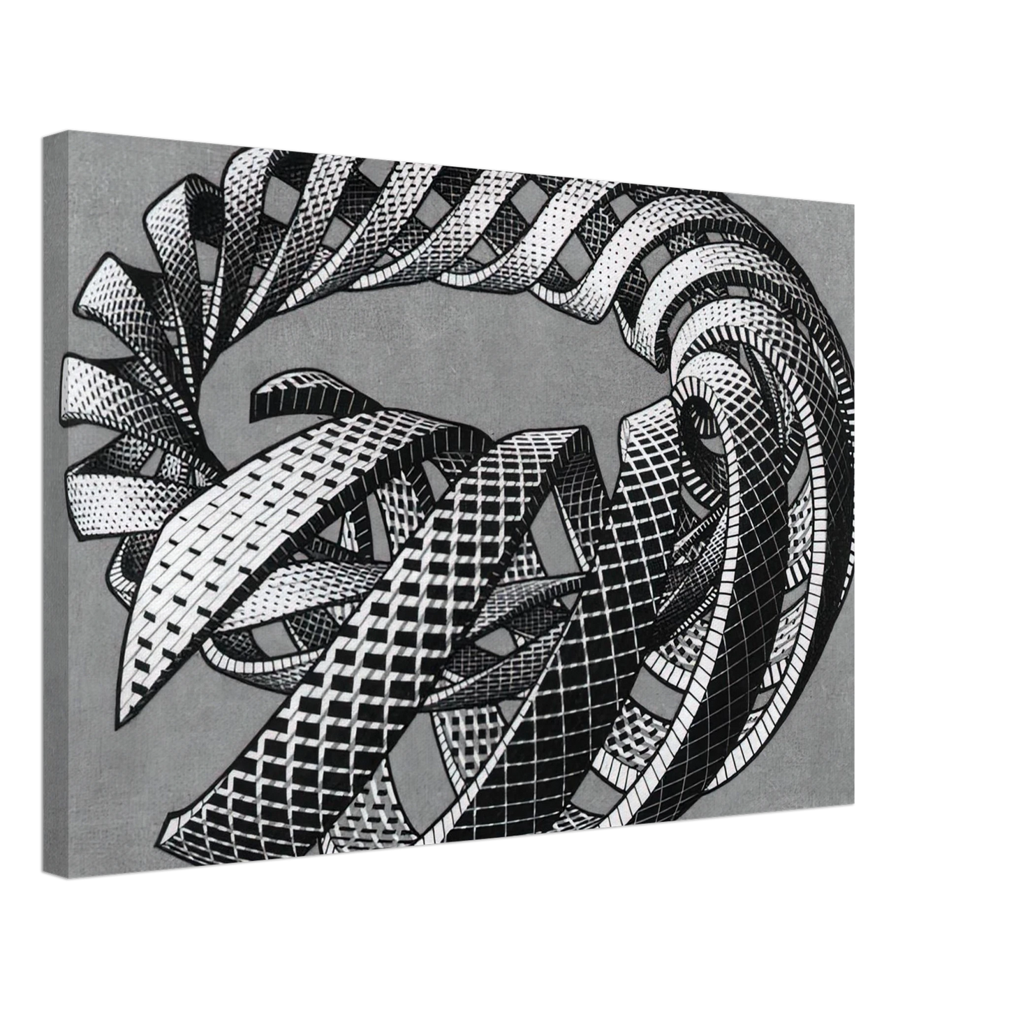 MC Escher - SPIRALS Canvas - 70x100 cm / 28x40 inches-canvas