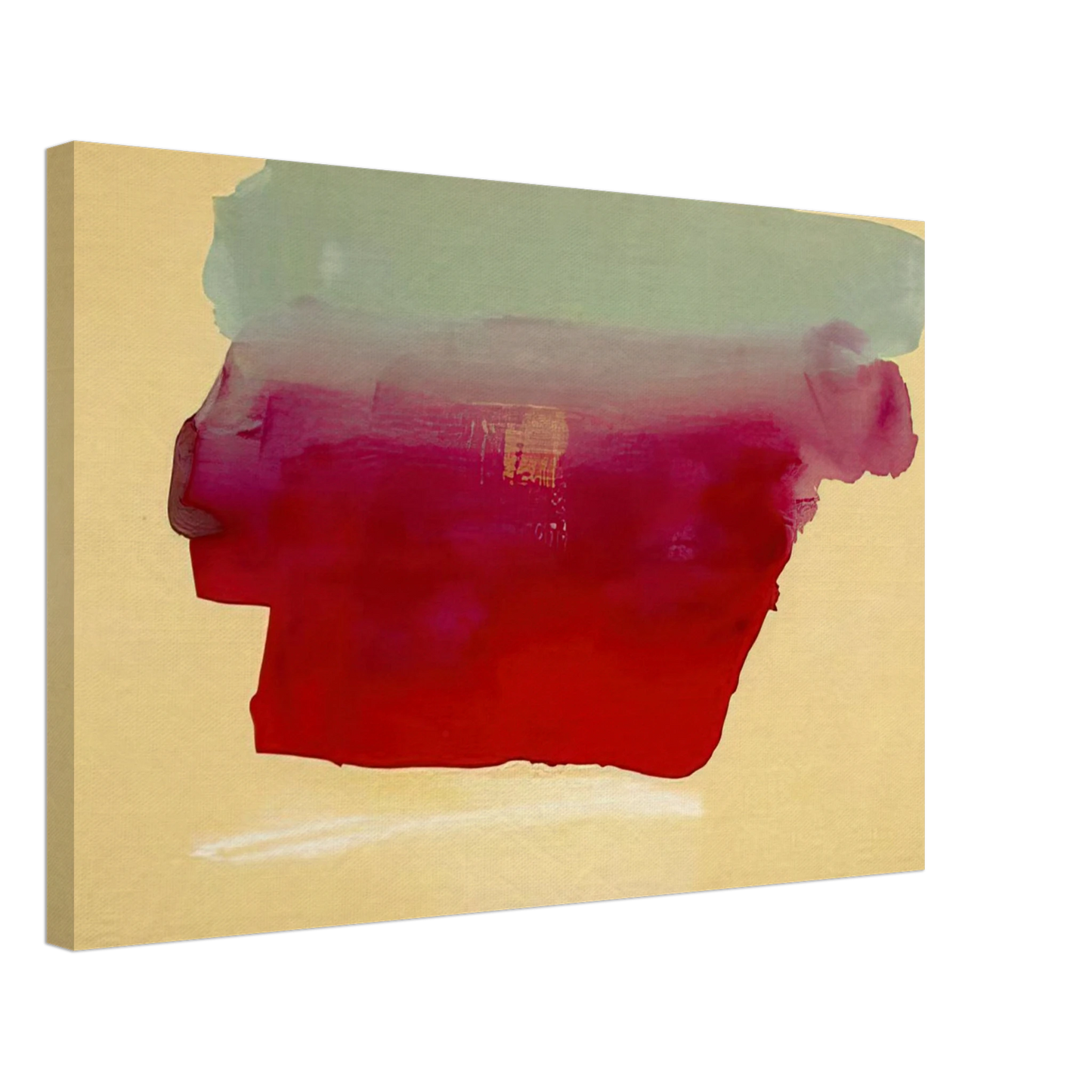 Helen Frankenthaler - Robinson s Wrap - 1974 Canvas - 40x60 cm / 16x24 inches-canvas