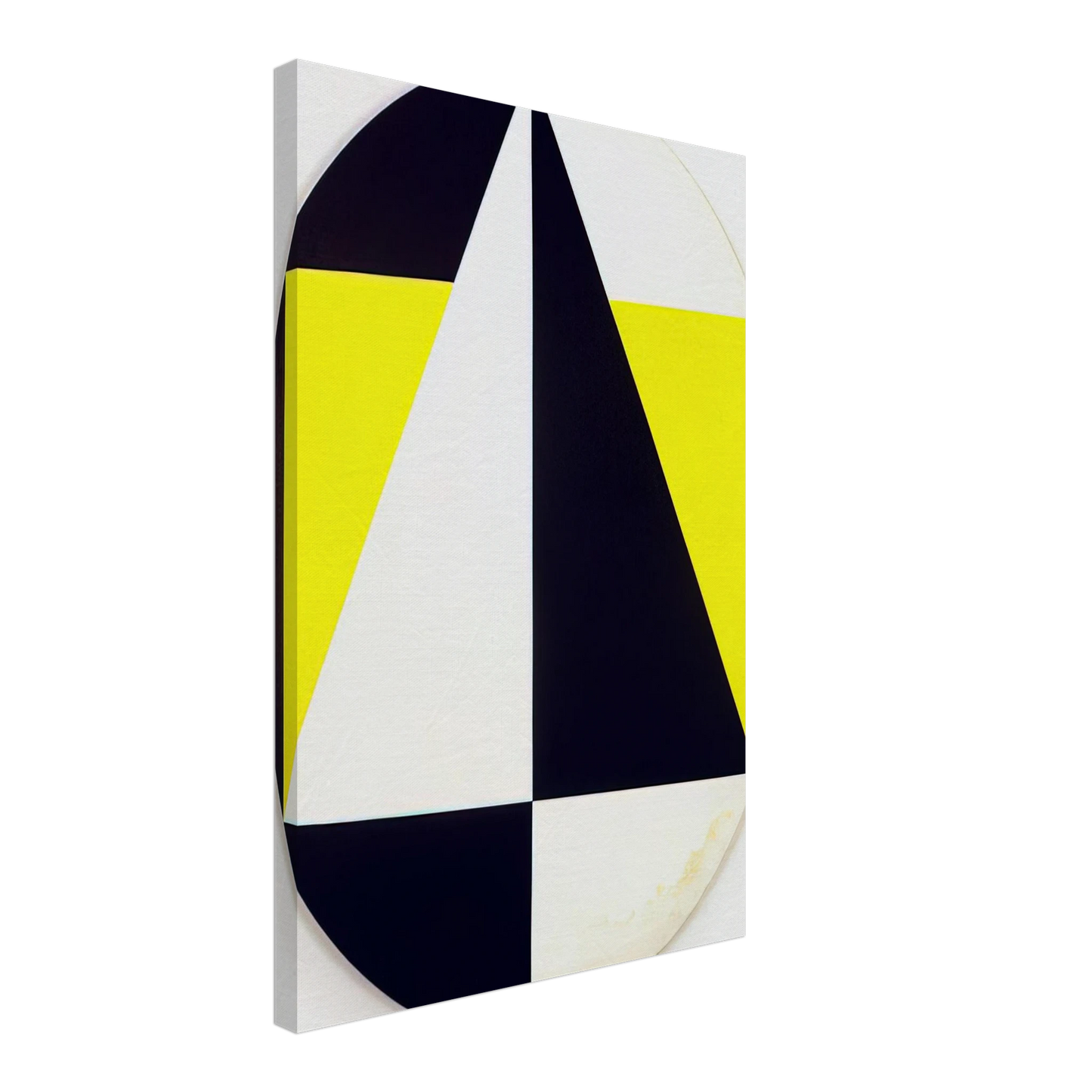 Carmen Herrera - Tondo3Colors - 1958 Canvas - 40x60 cm / 16x24 inches-canvas