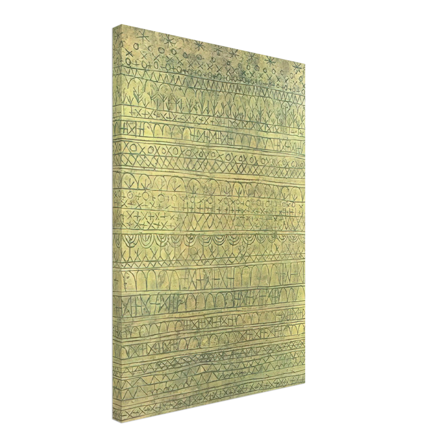 Paul Klee - PASTORAL RHYTHMS 1927 Canvas - 70x100 cm / 28x40 inches-canvas