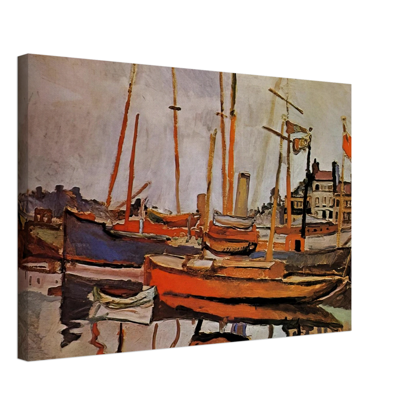 Raoul Dufy - THE PORT OF LE HAVRE 1906 Canvas - 70x100 cm / 28x40 inches-canvas