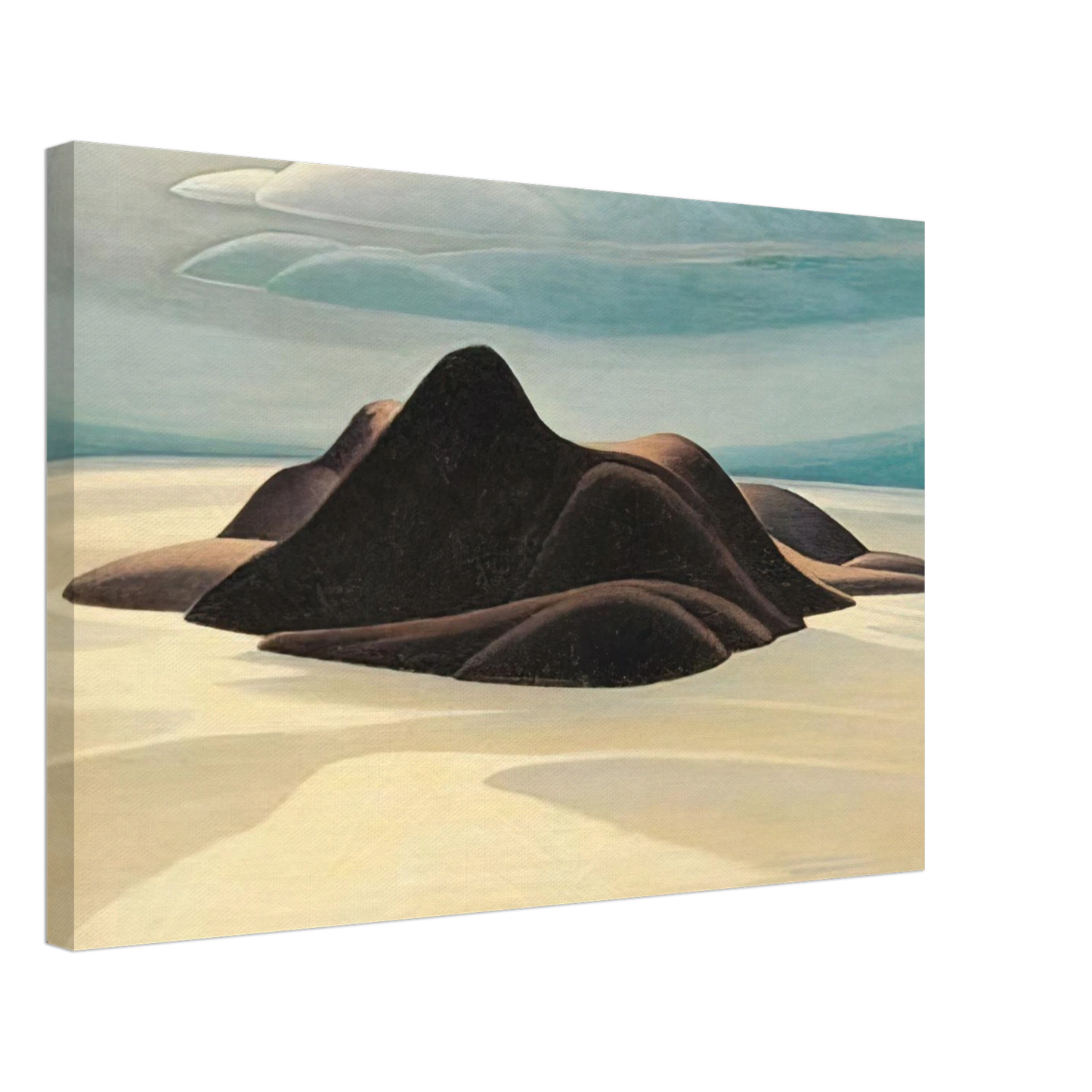 Lawren Harris - Pic Island, Lake Superior - 1924 Canvas - 40x60 cm / 16x24 inches-canvas