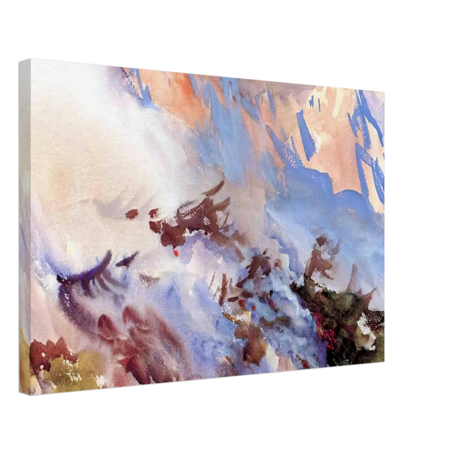 John Singer Sargent - Mountain Fire Canvas - 70x100 cm / 28x40 inches-canvas