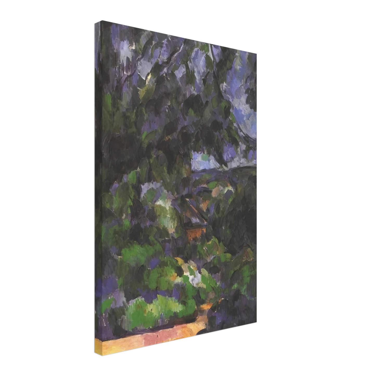 Paul Cezanne - Blue Landscape Canvas - 70x100 cm / 28x40 inches-canvas