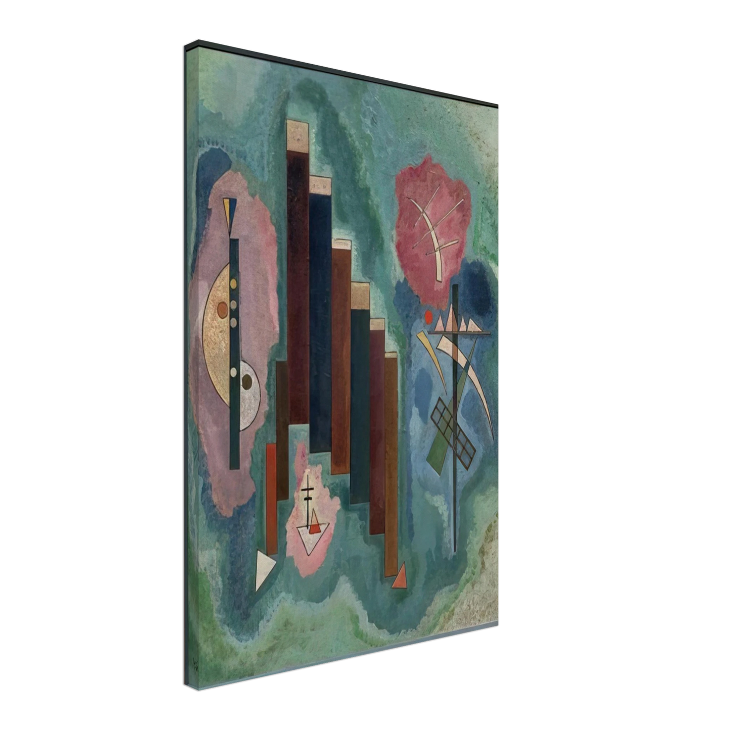 Wassily Kandinsky - DOWNWARDS 1929 Canvas - 70x100 cm / 28x40 inches-canvas