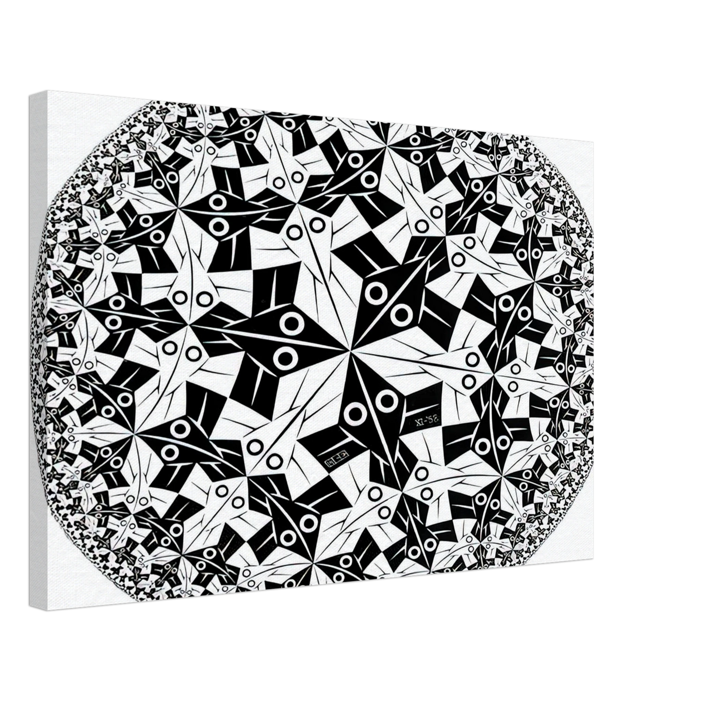 MC Escher - CIRCLE LIMIT I Canvas - 70x100 cm / 28x40 inches-canvas