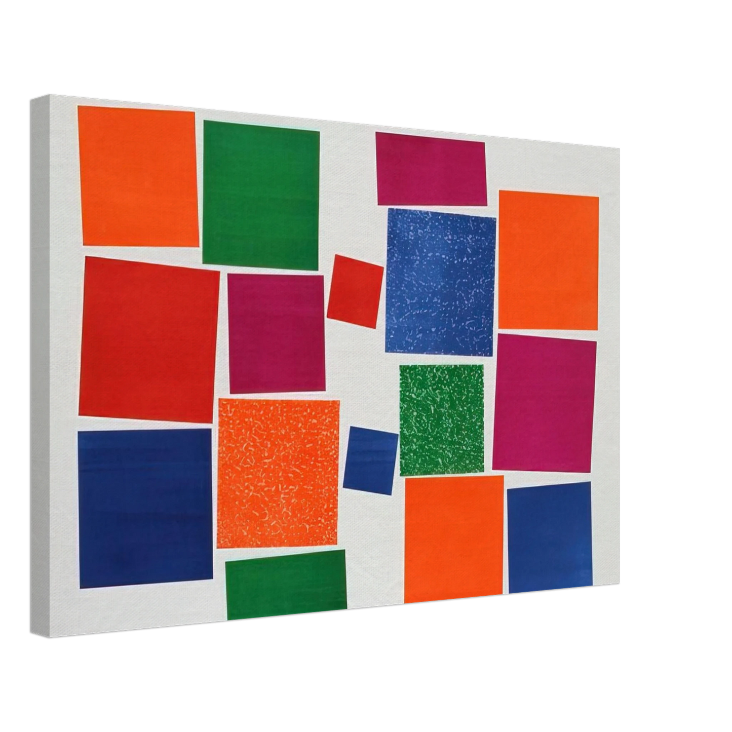 Piero Dorazio - Untitled V - 1967 Canvas - 70x100 cm / 28x40 inches-canvas