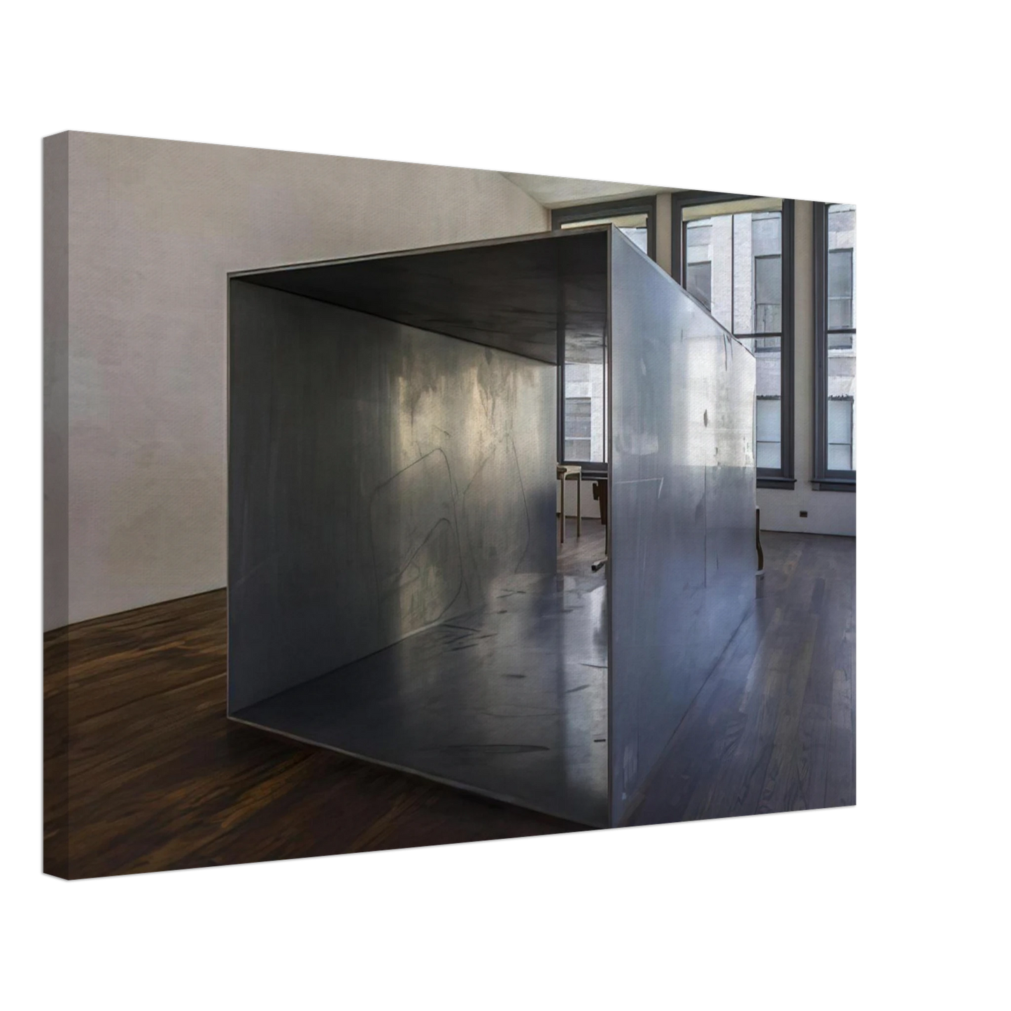 Donald Judd - Untitled 101 Spring Street - 1969 Canvas - 40x60 cm / 16x24 inches-canvas