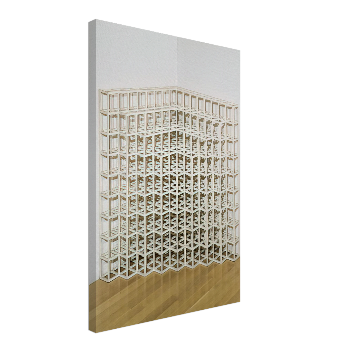 Sol LeWitt - Corner Piece No. 2 Canvas - 70x100 cm / 28x40 inches-canvas