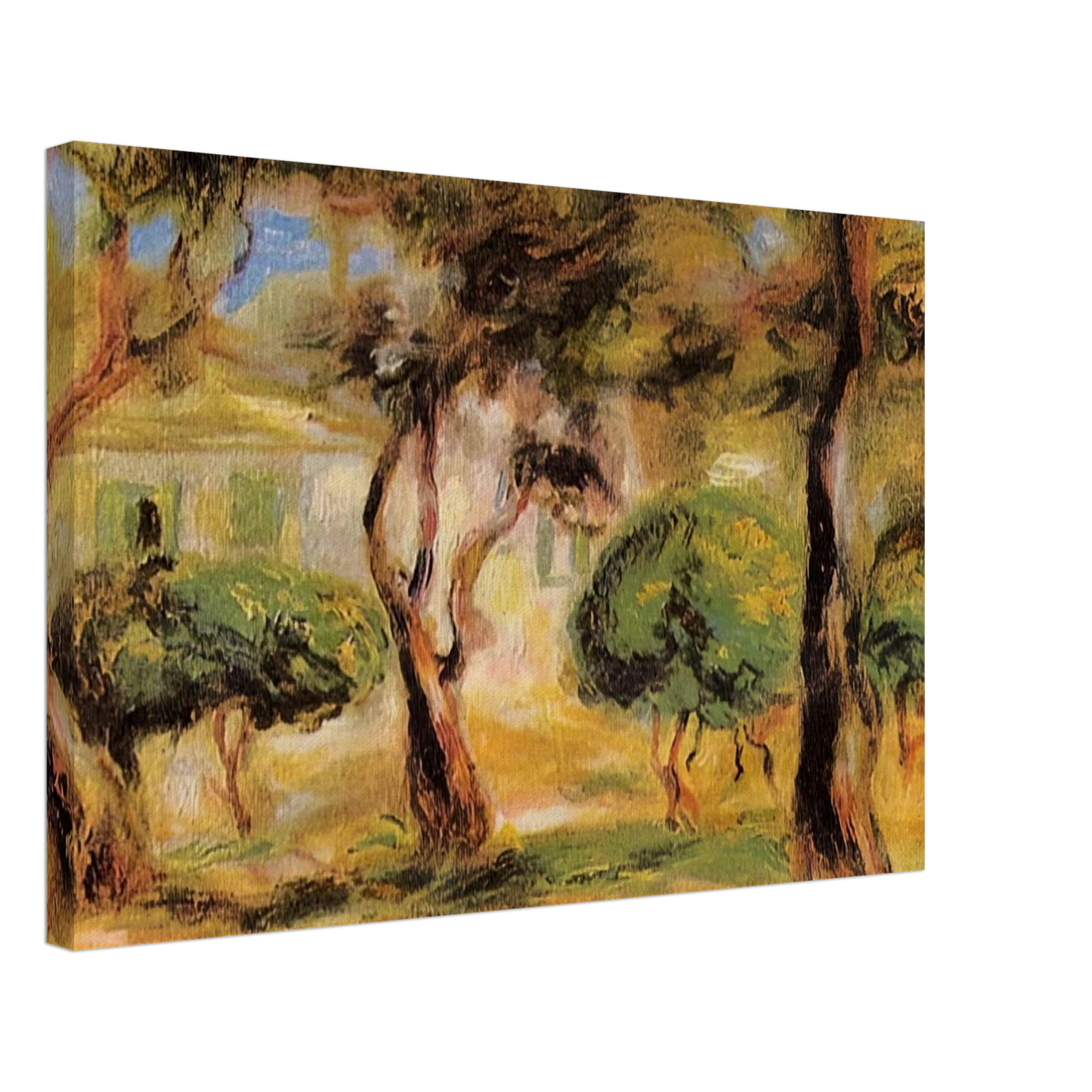 Pierre-Auguste Renoir - The Garden Collettes Canvas - 40x60 cm / 16x24 inches-canvas