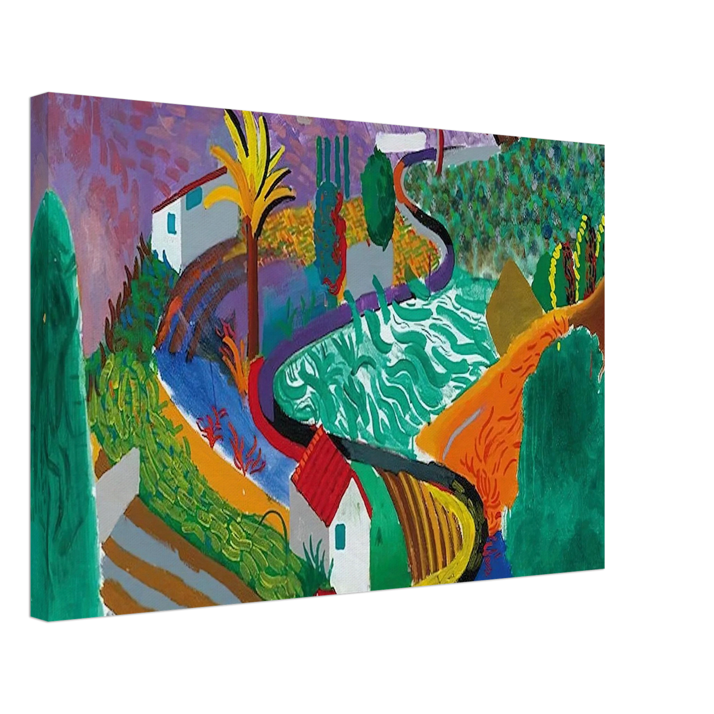 David Hockney - David Hockney Canvas - 40x60 cm / 16x24 inches-canvas