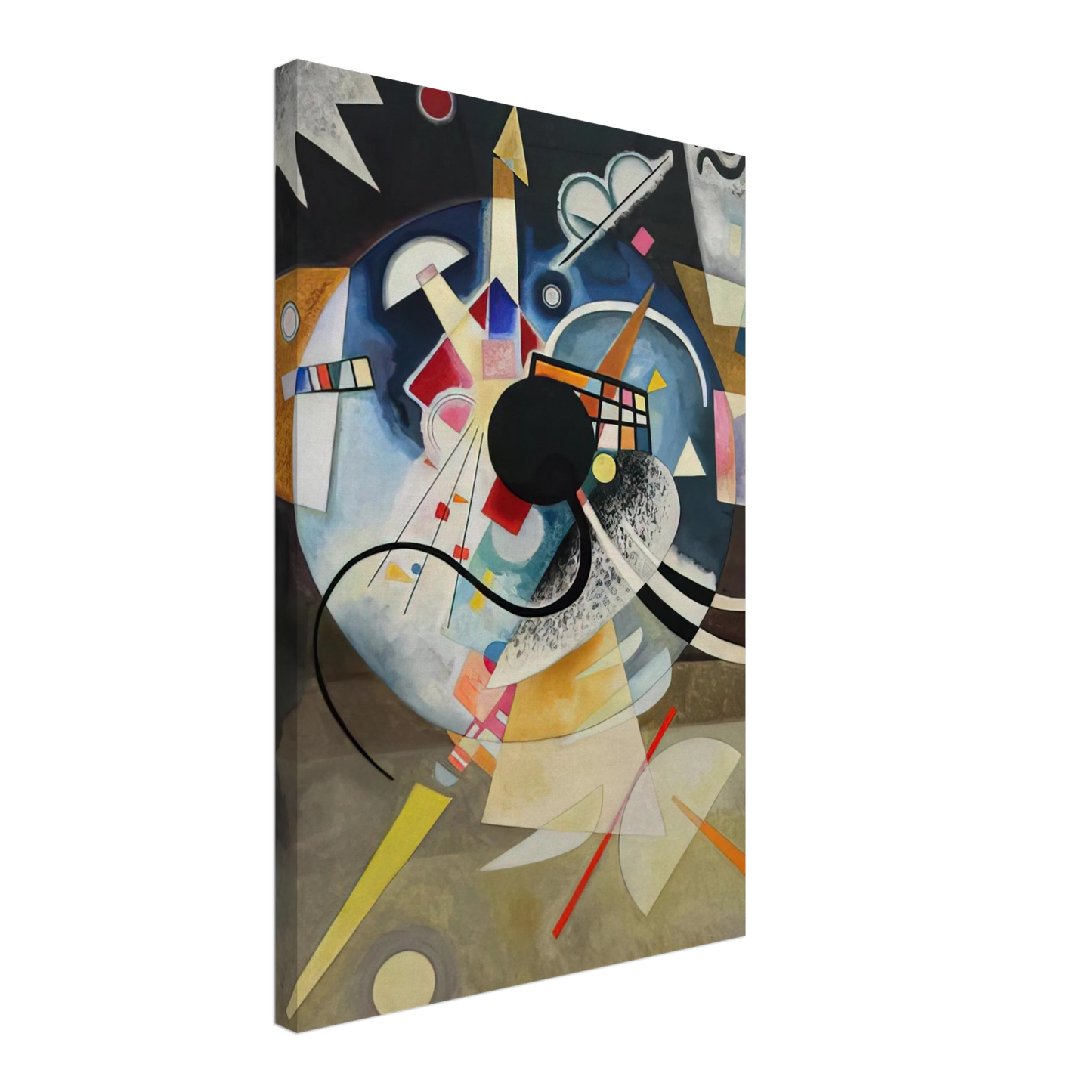 Wassily Kandinsky - A CENTRE 1924 Canvas - 40x60 cm / 16x24 inches-canvas