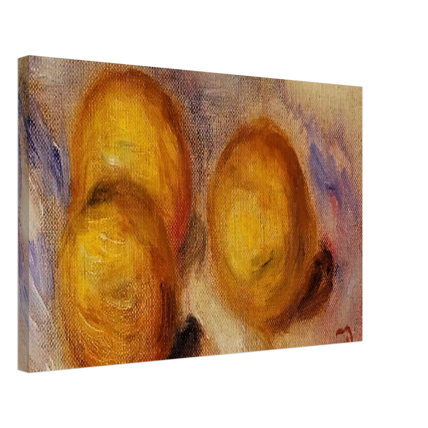 Pierre-Auguste Renoir - Three Lemons Canvas - 70x100 cm / 28x40 inches-canvas