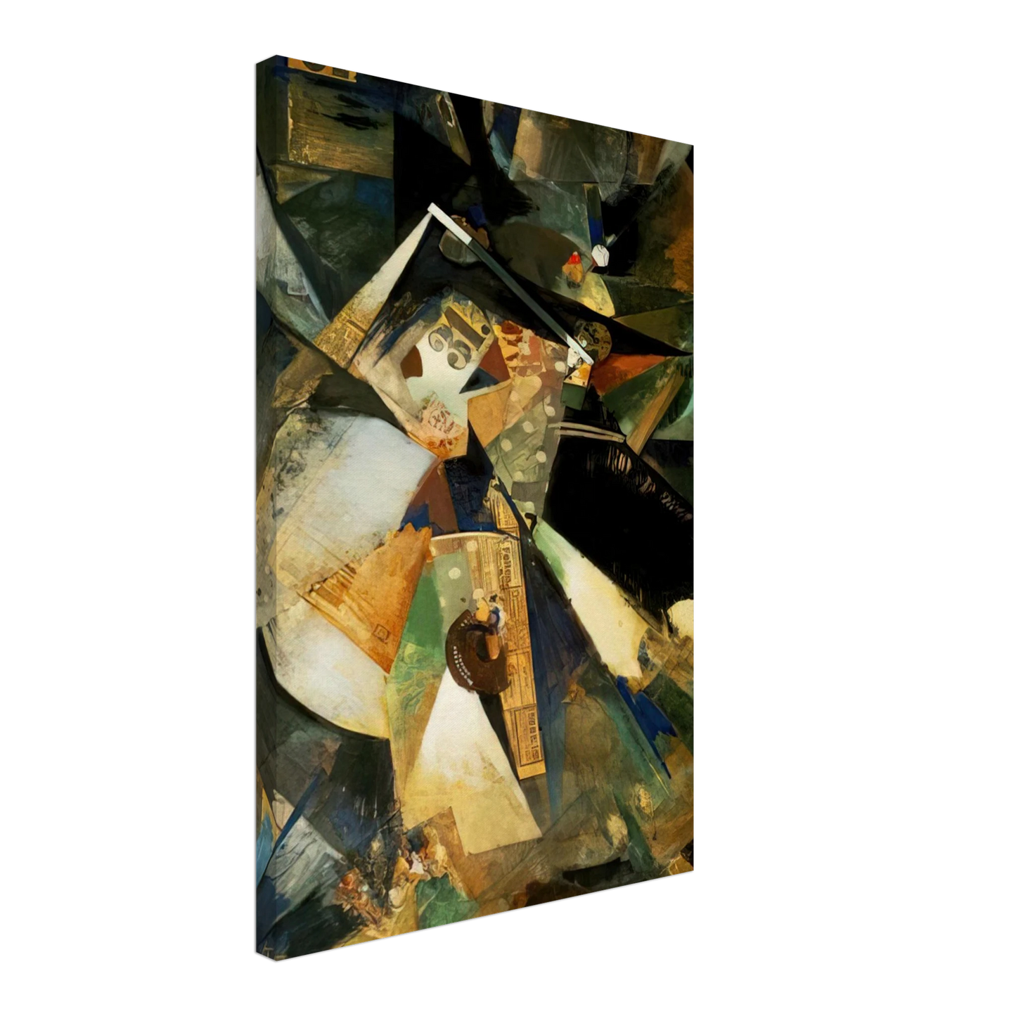 Kurt Schwitters - MERZPICTURE THIRTY ONE 1920 Canvas - 70x100 cm / 28x40 inches-canvas