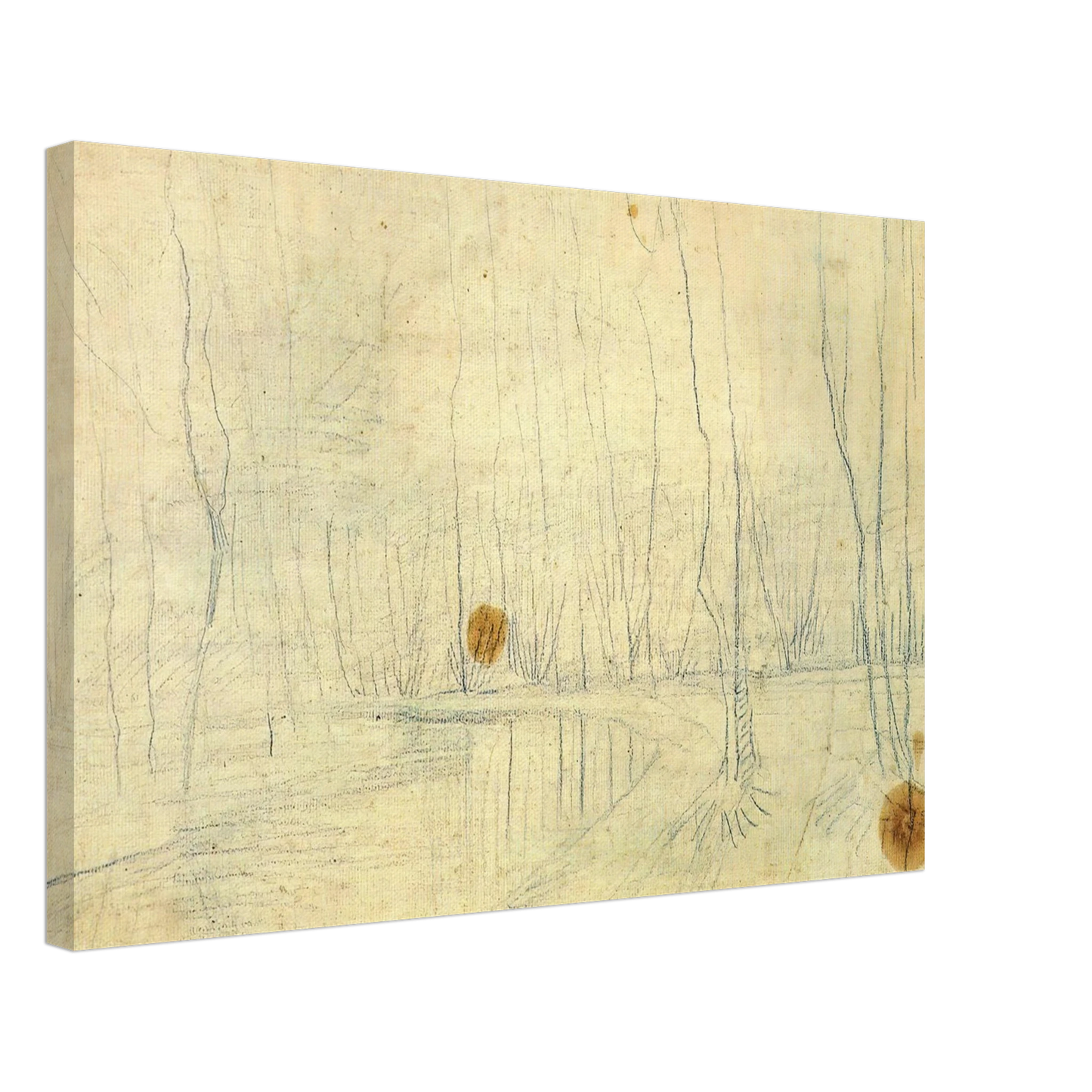 Vincent van Gogh - Park View Canvas - 70x100 cm / 28x40 inches-canvas