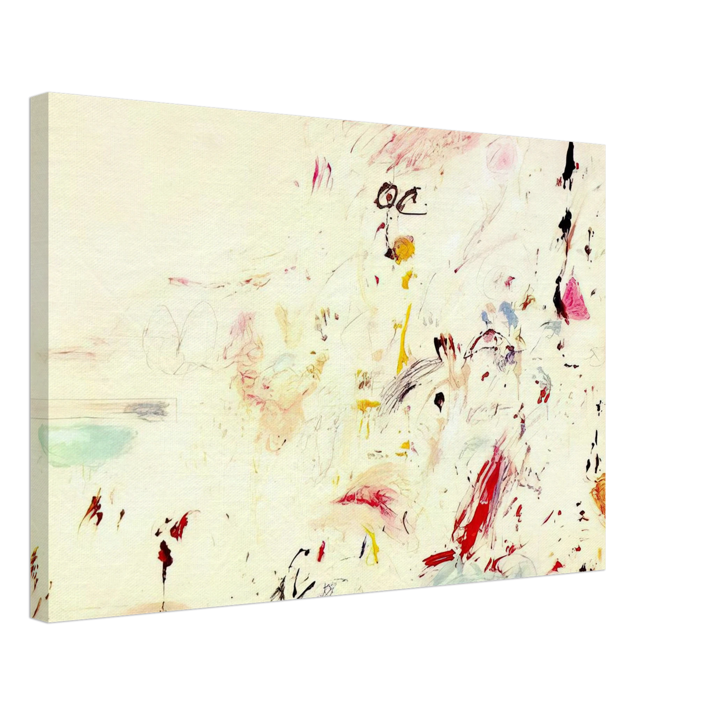 Cy Twombly - Bay of Naples Canvas - 70x100 cm / 28x40 inches-canvas