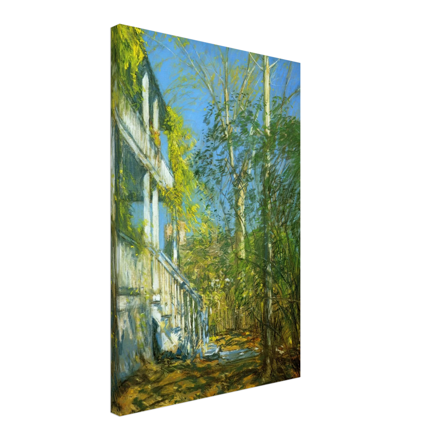 Childe Hassam - Summer at Cos Cob Canvas - 40x60 cm / 16x24 inches-canvas