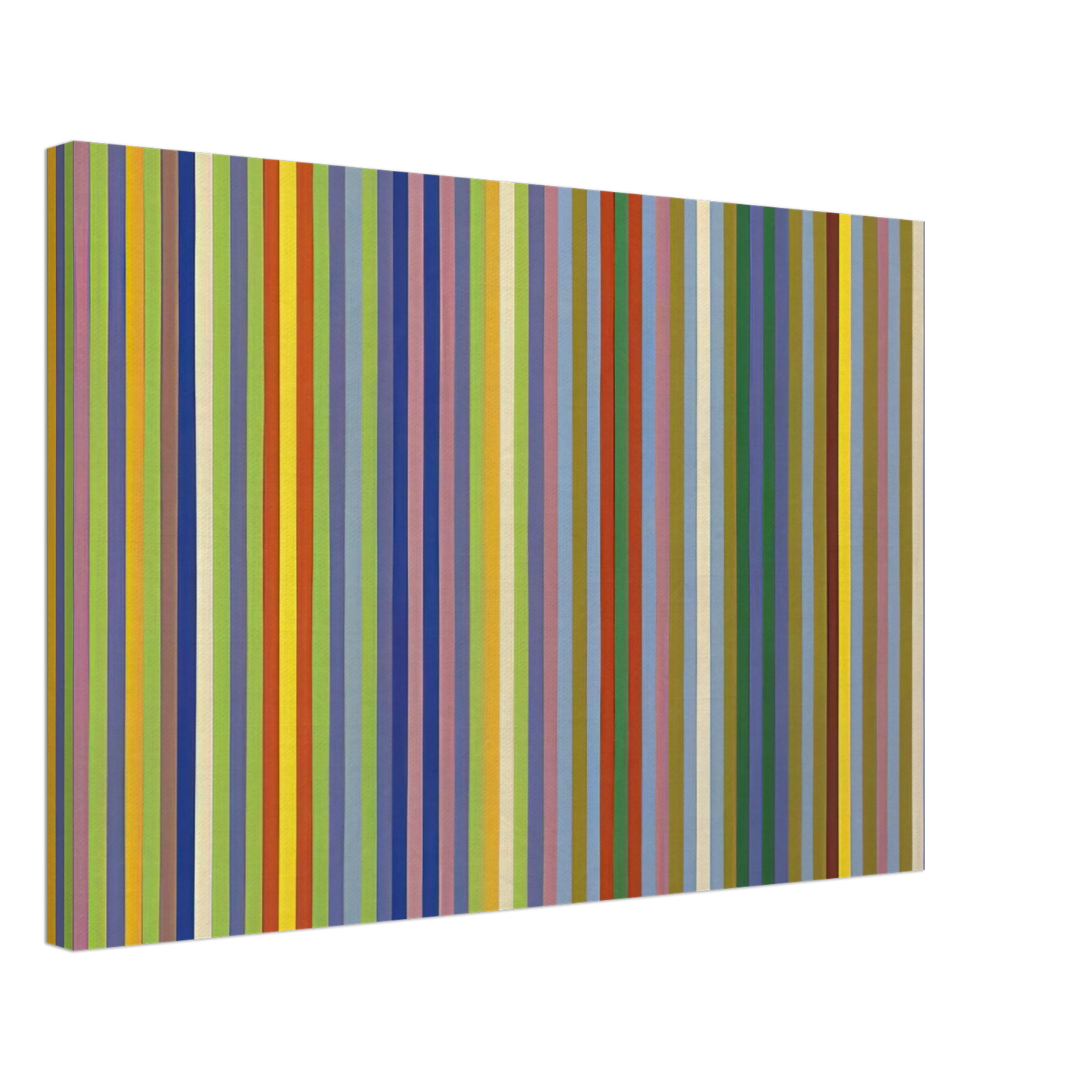 Gene Davis - Lemon Ice - 1965 Canvas - 40x60 cm / 16x24 inches-canvas