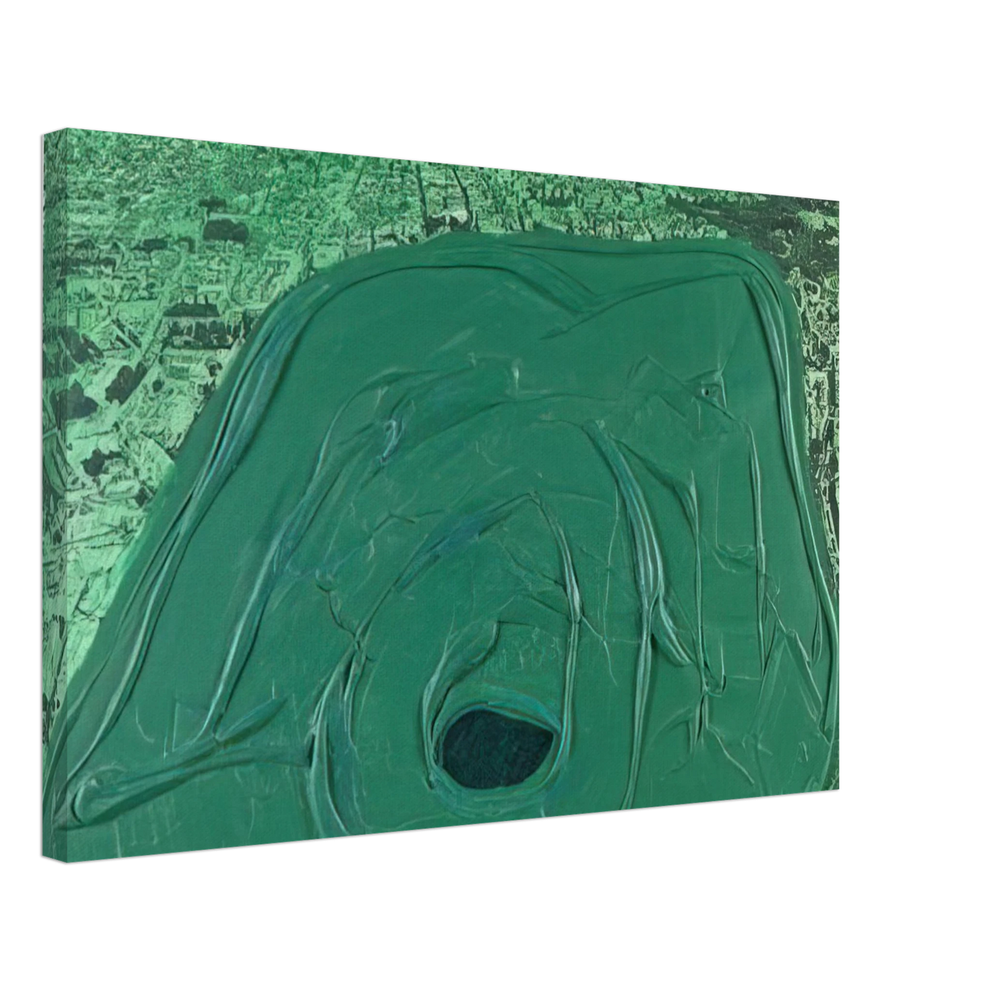 Dieter Roth - Postcard Hyde Park - 1969 Canvas - 70x100 cm / 28x40 inches-canvas