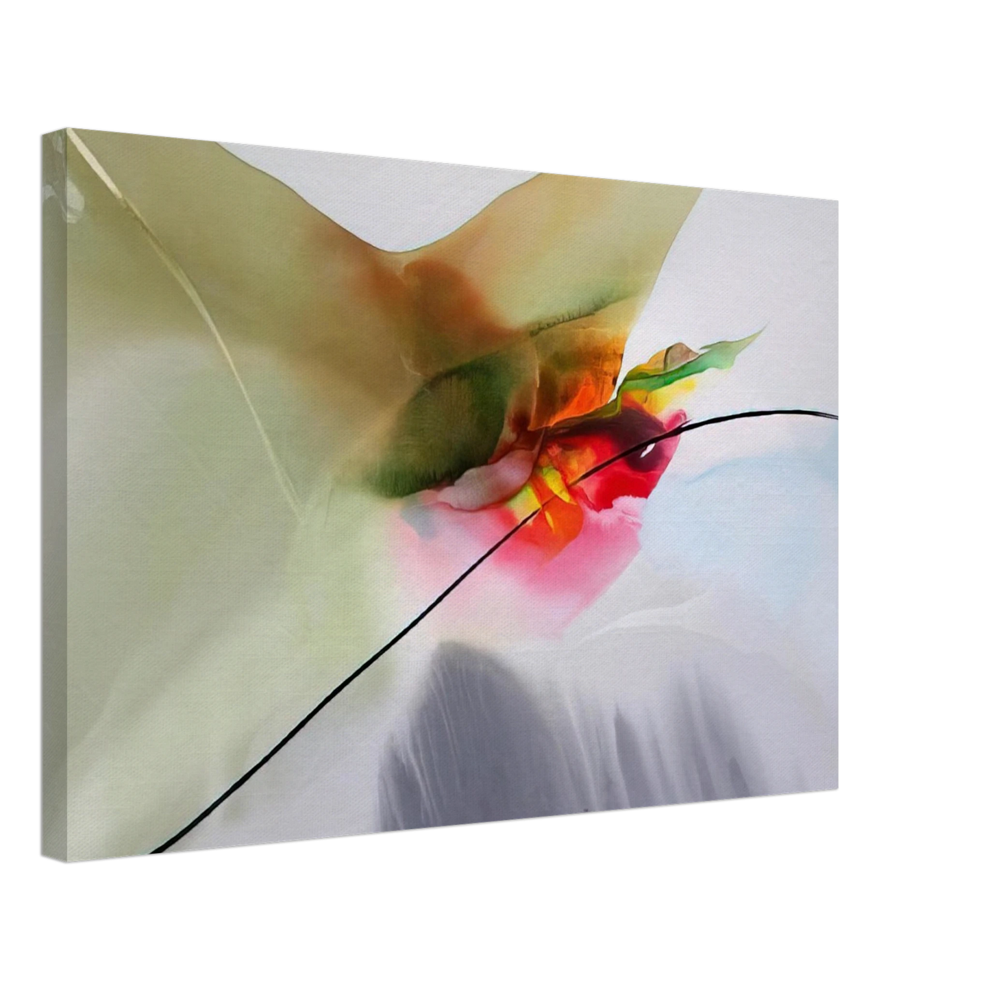 Paul Jenkins - Phenomena Sung Mantle Canvas - 70x100 cm / 28x40 inches-canvas