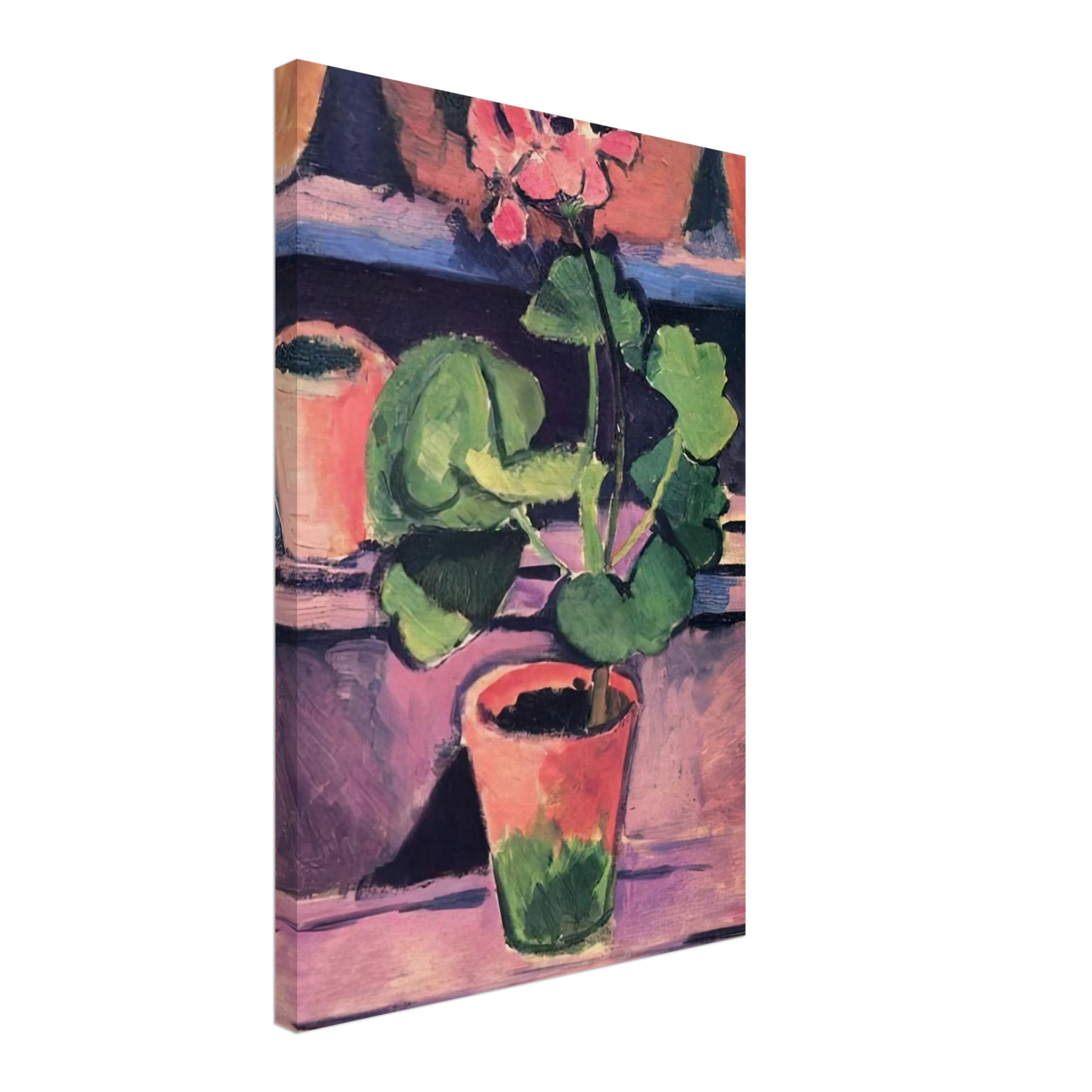 Henri Matisse - POT OF GERANIUMS 1912 Canvas - 40x60 cm / 16x24 inches-canvas