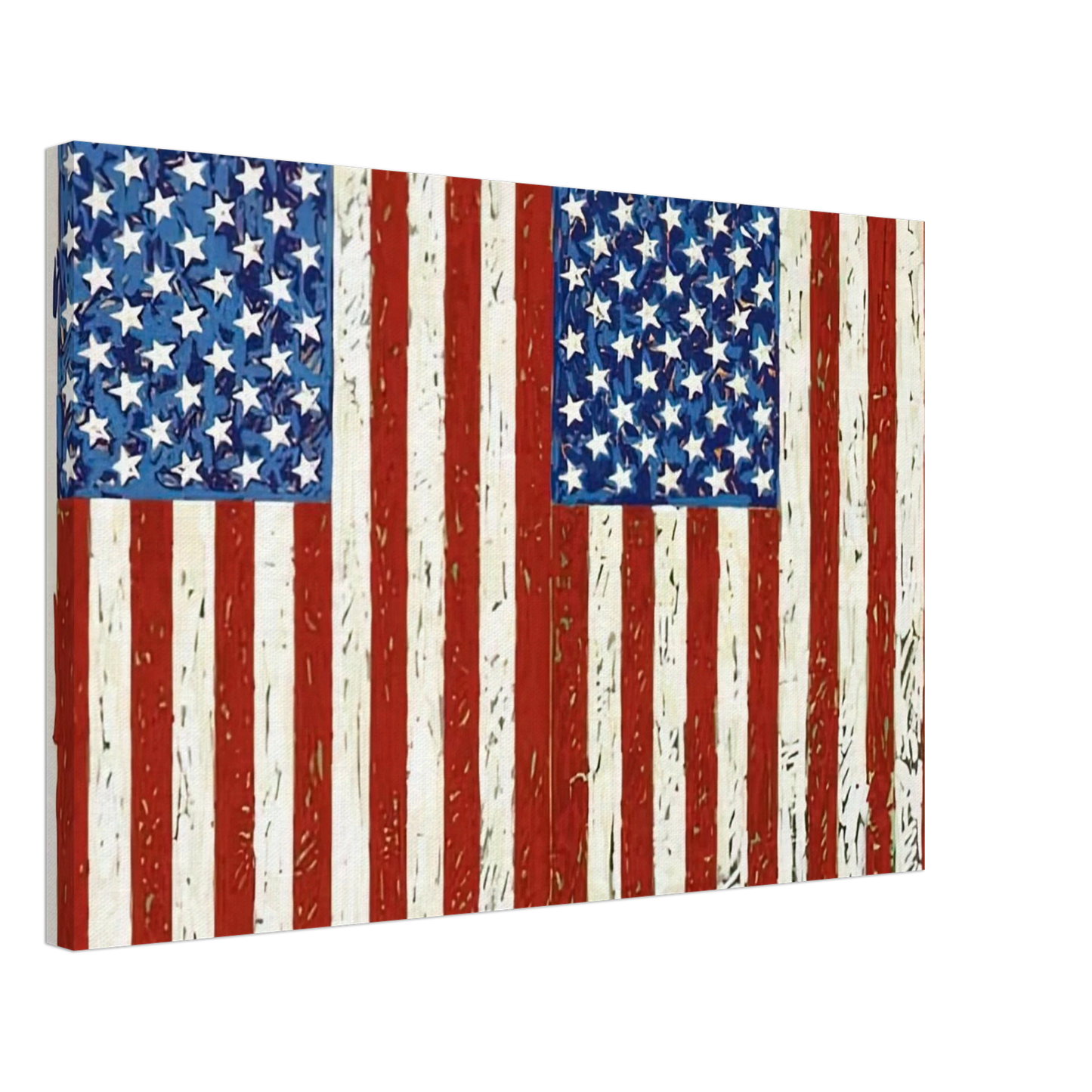 Jasper Johns - FLAGS I ULAE 128 Canvas - 70x100 cm / 28x40 inches-canvas
