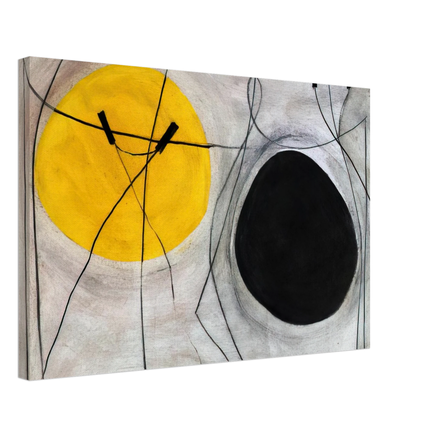 Bice Lazzari - Senza titolo - 1952 Canvas - 40x60 cm / 16x24 inches-canvas