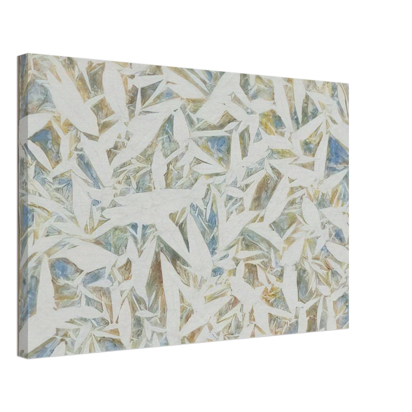 Simon Hantai - Untitled - 1971 Canvas - 70x100 cm / 28x40 inches-canvas