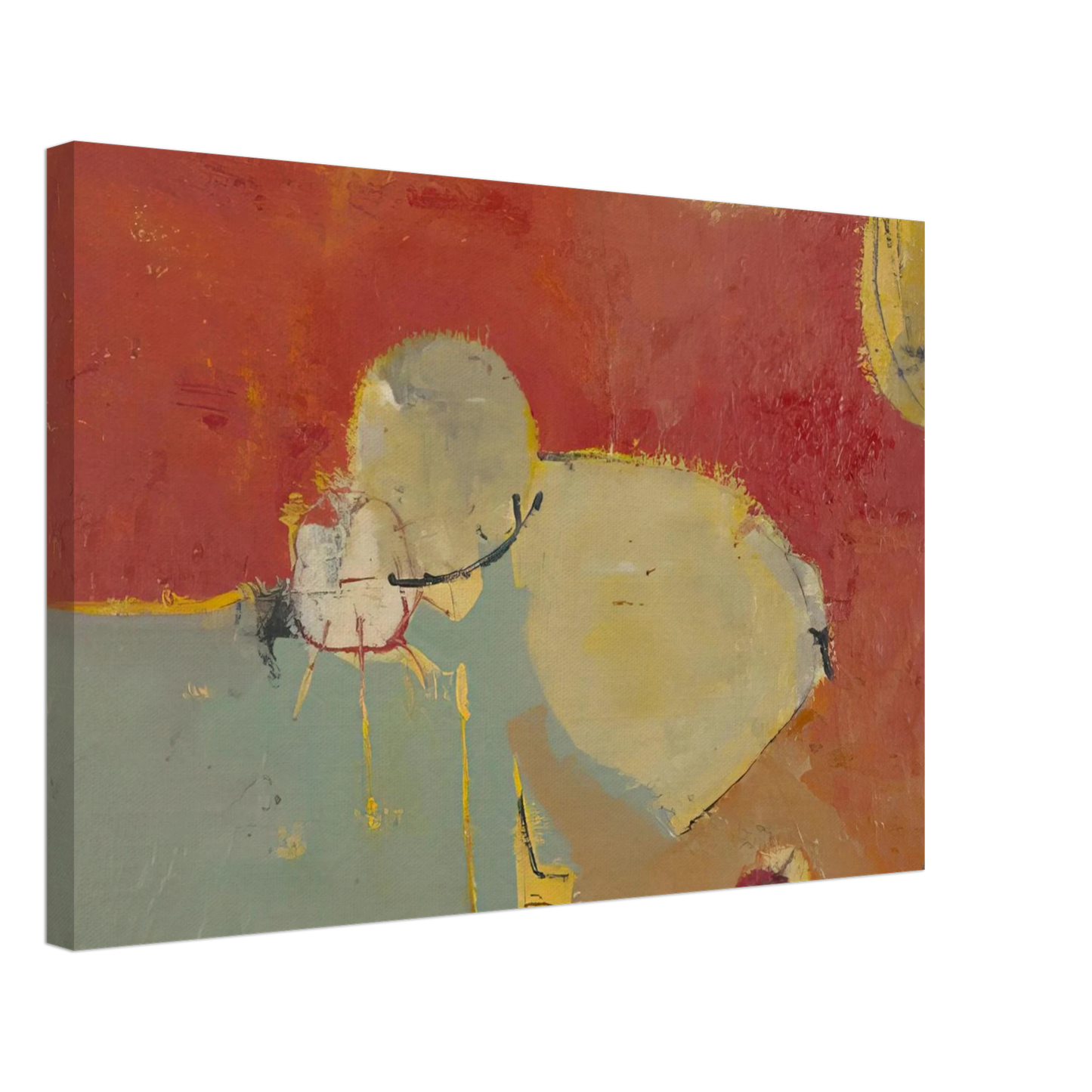 Richard Diebenkorn - Untitled #2 Sausalito Canvas - 40x60 cm / 16x24 inches-canvas