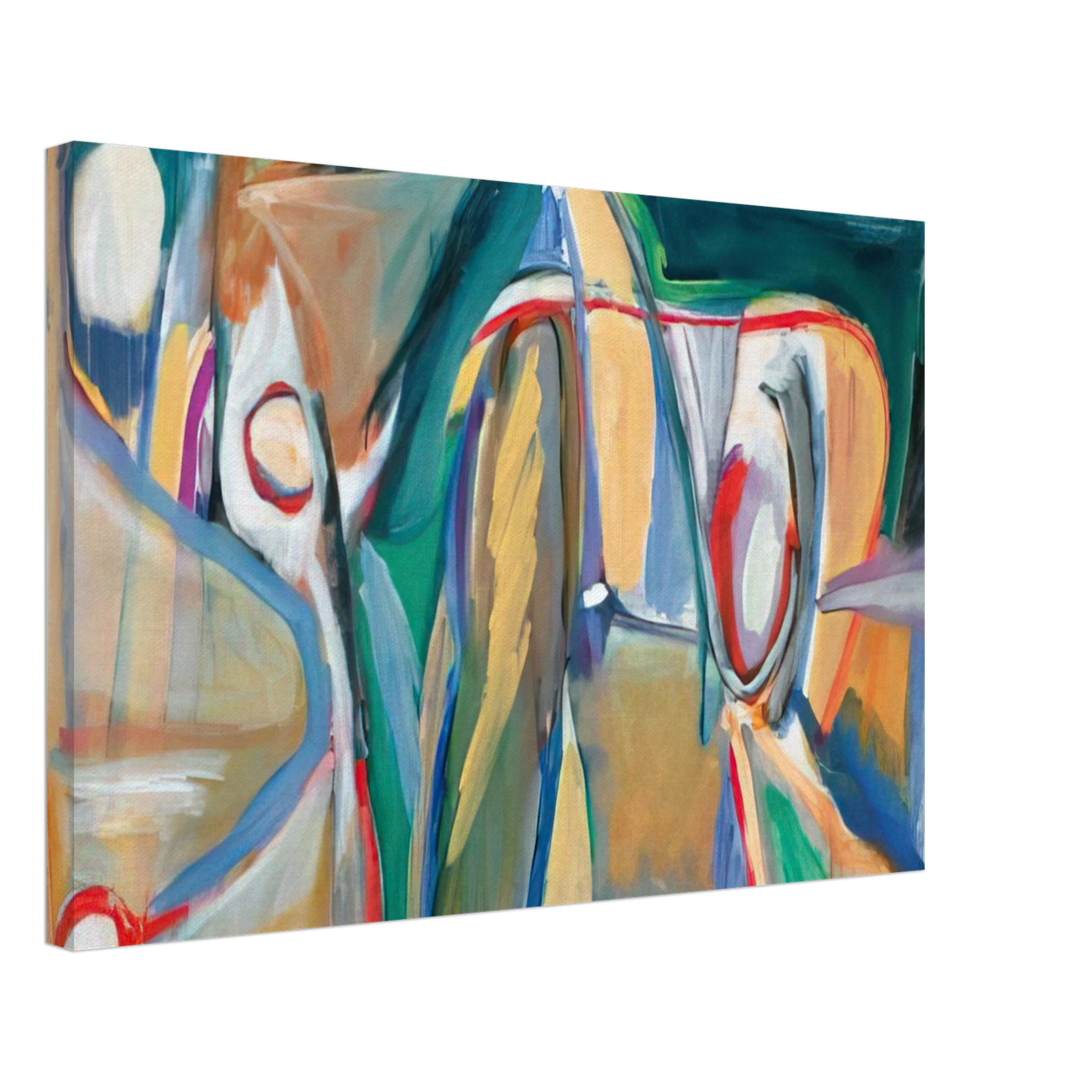 Bram van Velde - Sans titre Paris, rue Git-le-Coeur - 1962 Canvas - 70x100 cm / 28x40 inches-canvas