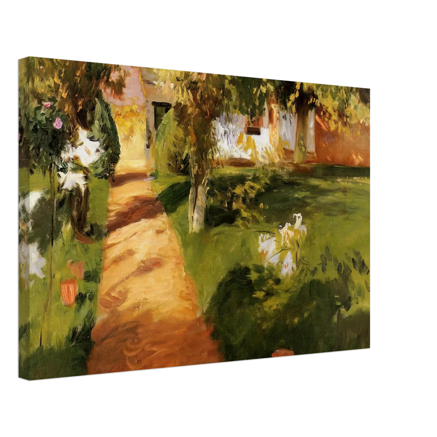 John Singer Sargent - Millet's Garden Canvas - 70x100 cm / 28x40 inches-canvas