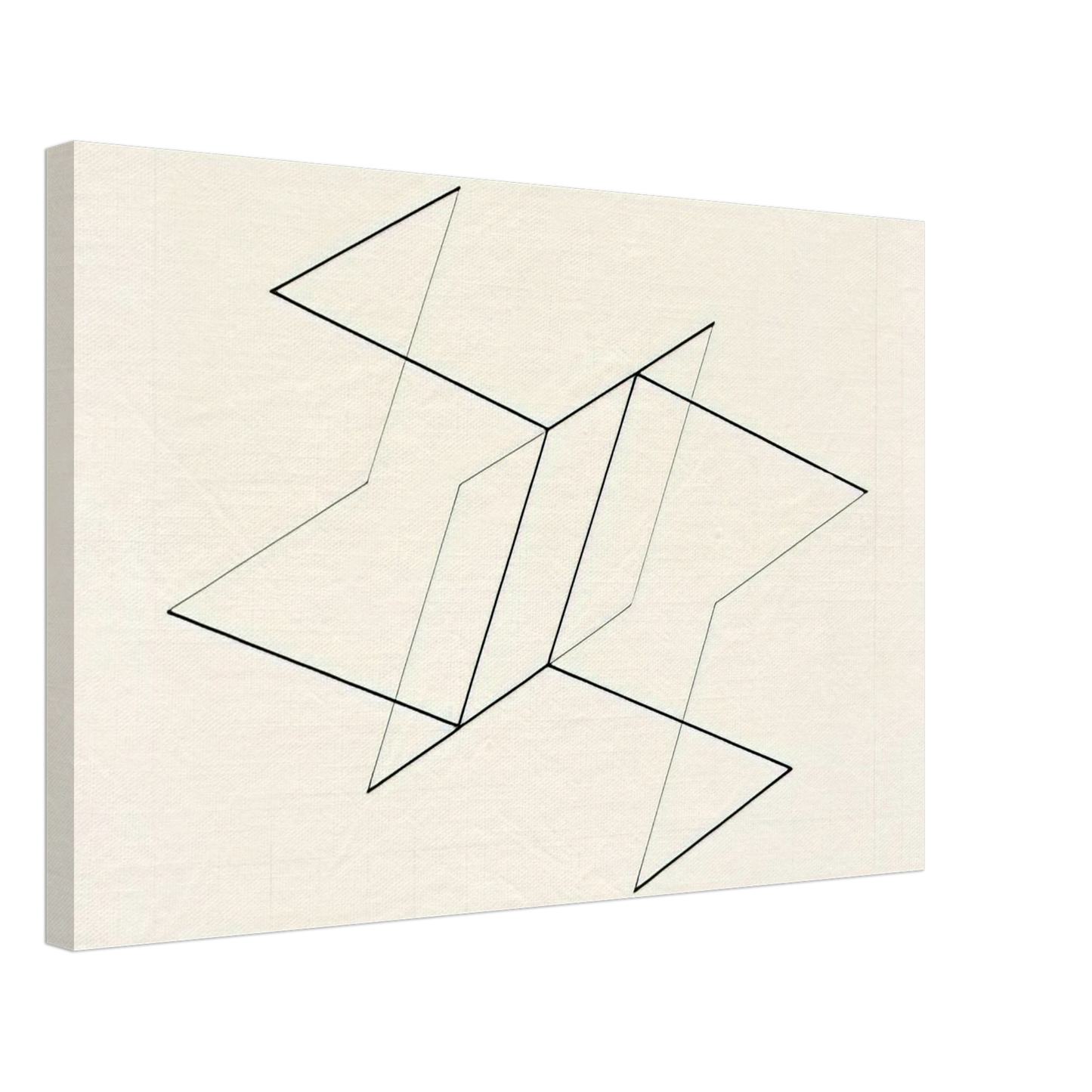 Josef Albers - STRUCTURAL CONSTELLATION 1955 Canvas - 40x60 cm / 16x24 inches-canvas