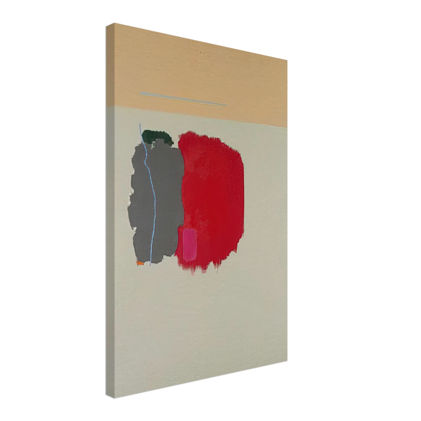 John Ferren - Red Spot - 1954 Canvas - 40x60 cm / 16x24 inches-canvas
