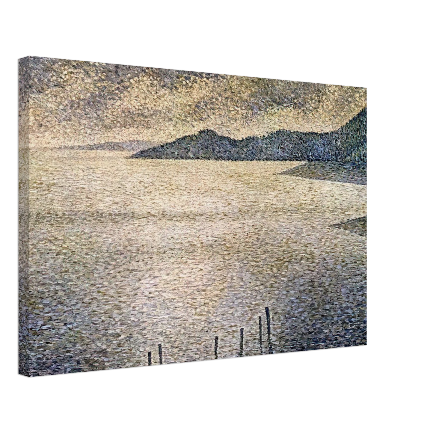 Theo van Rysselberghe - CHANNEL COAST 1892 Canvas - 70x100 cm / 28x40 inches-canvas