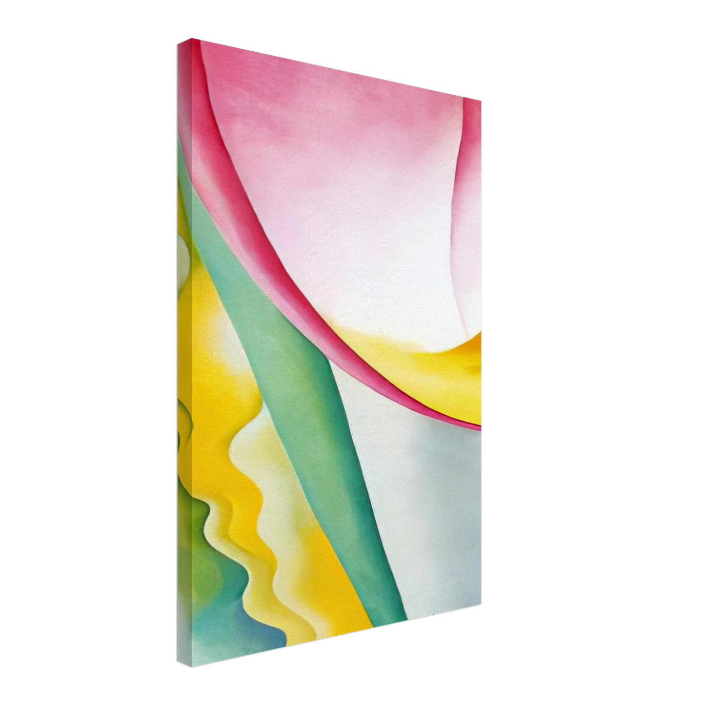 Georgia O'Keeffe - Abstraction No. 77 Tulip Canvas - 40x60 cm / 16x24 inches-canvas